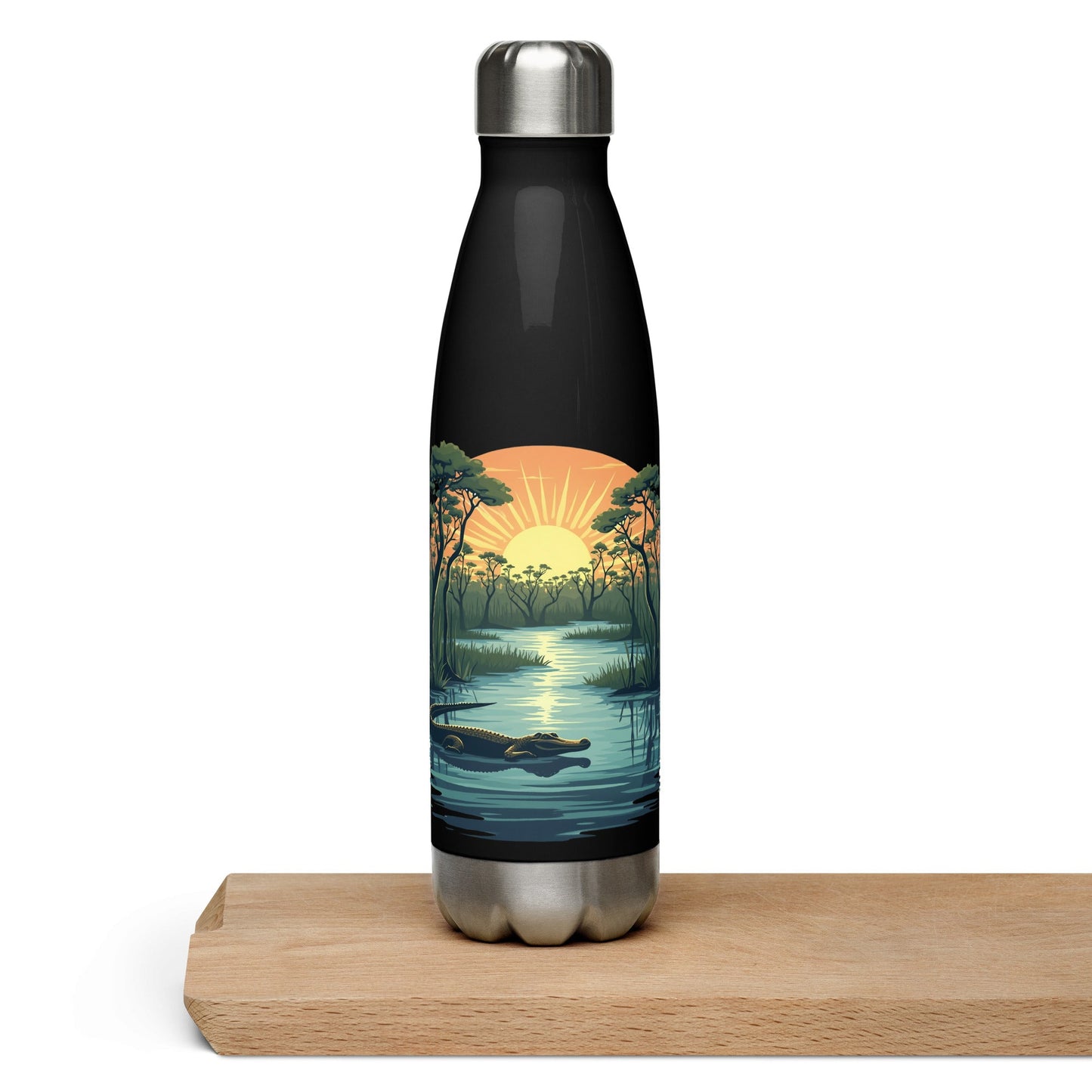 Alligator Stainless Steel Water Bottle - Stainless Steel Water Bottle - Discovery Co.