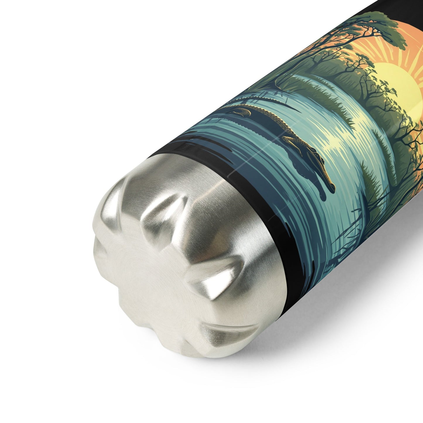 Alligator Stainless Steel Water Bottle - Stainless Steel Water Bottle - Discovery Co.