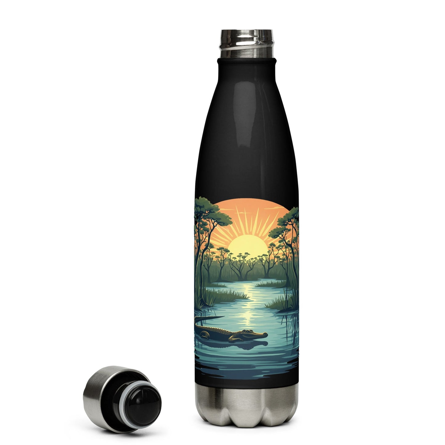 Alligator Stainless Steel Water Bottle - Stainless Steel Water Bottle - Discovery Co.