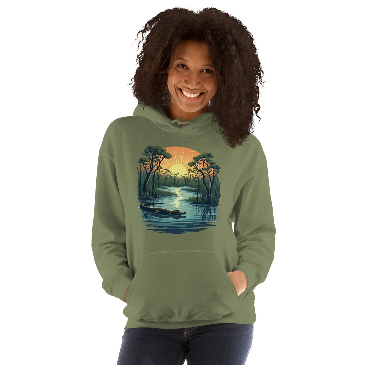 Alligator Women's (Unisex) Hoodie - Hoodies - Discovery Co.