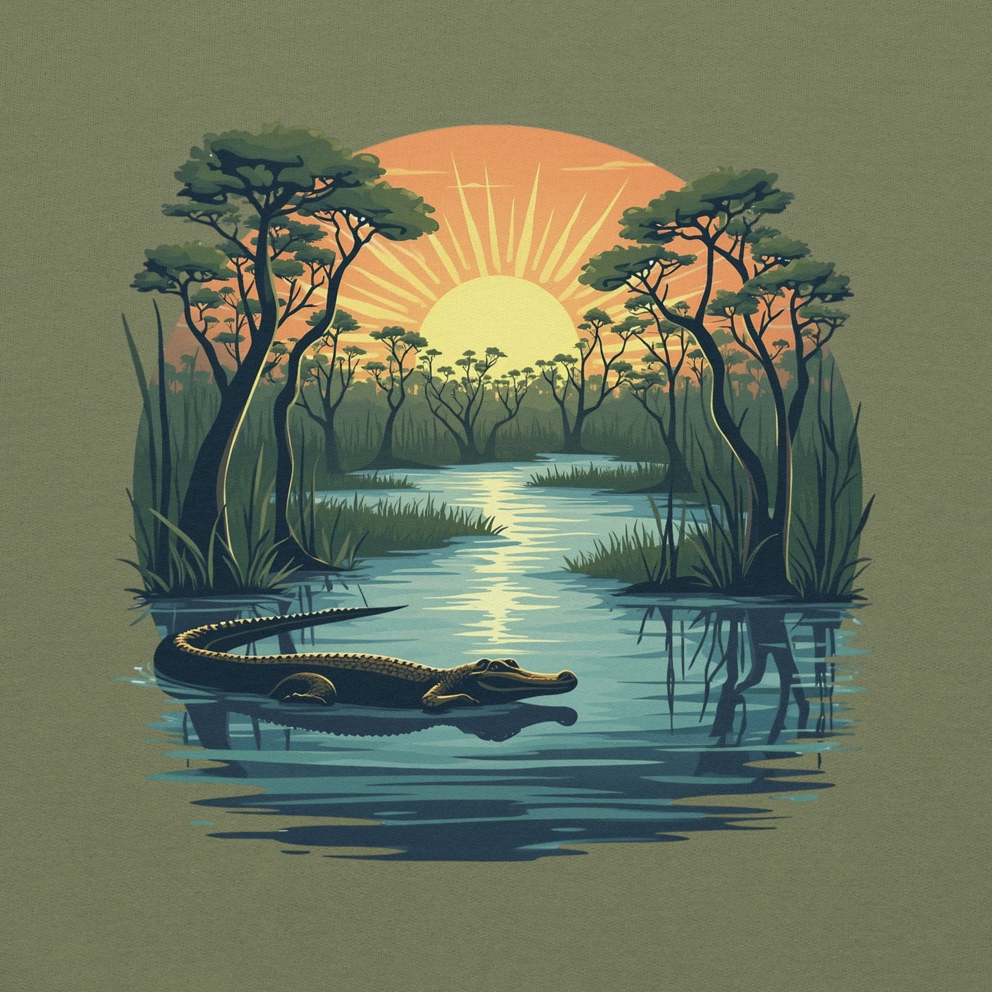 Alligator Women's (Unisex) Hoodie - Hoodies - Discovery Co.