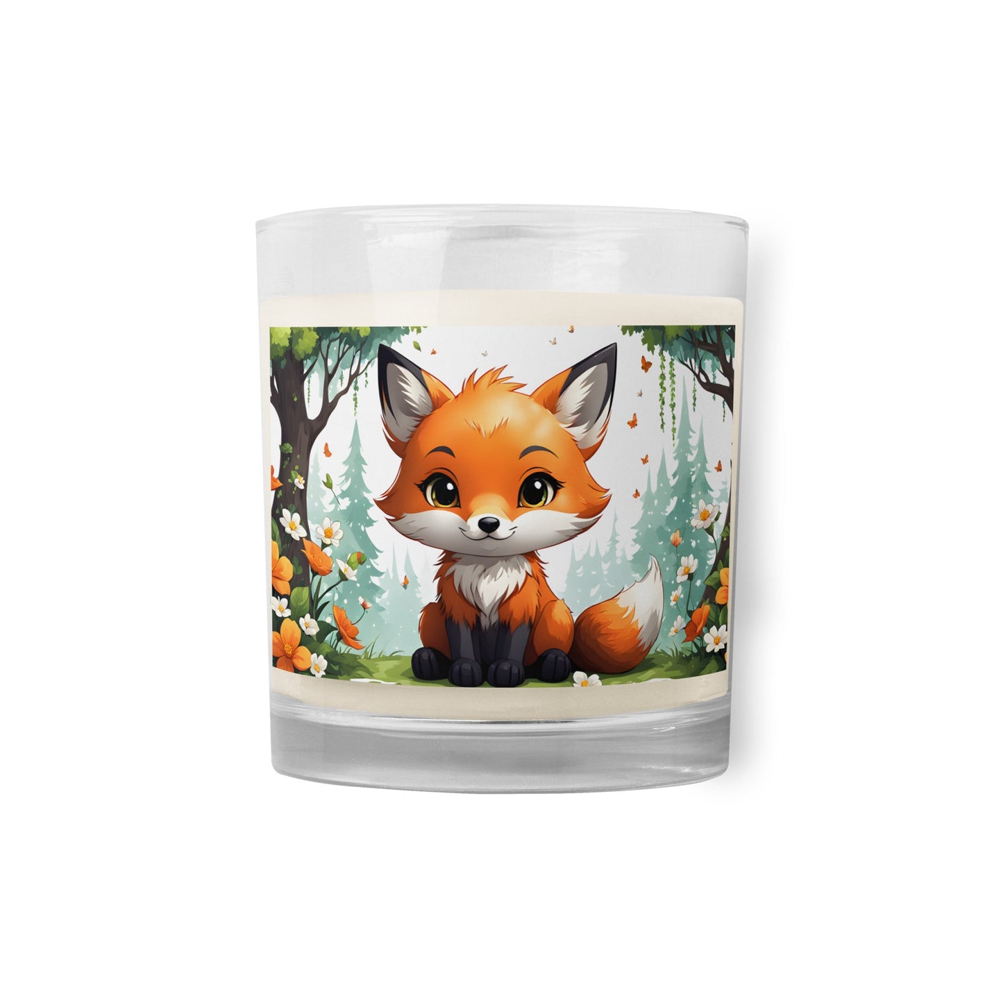 Anime Fox Glass Jar Soy Wax Candle - Candles - Discovery Co.