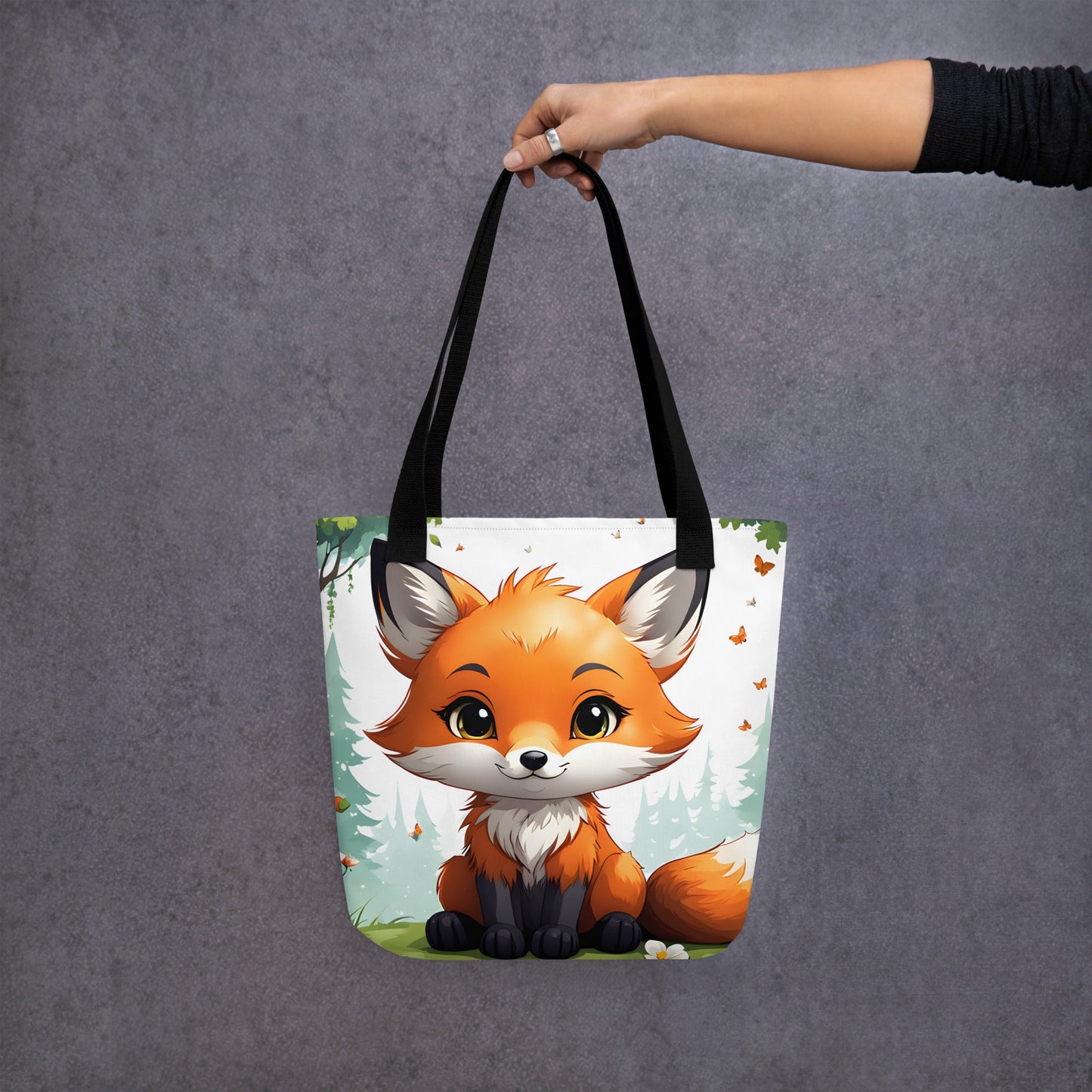Anime Fox Tote Bag - Tote Bags - Discovery Co.