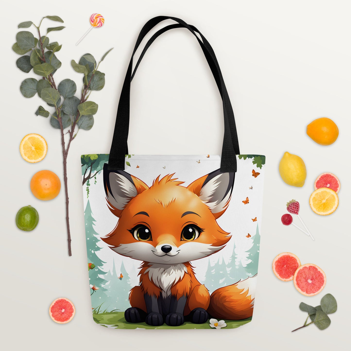 Anime Fox Tote Bag - Tote Bags - Discovery Co.