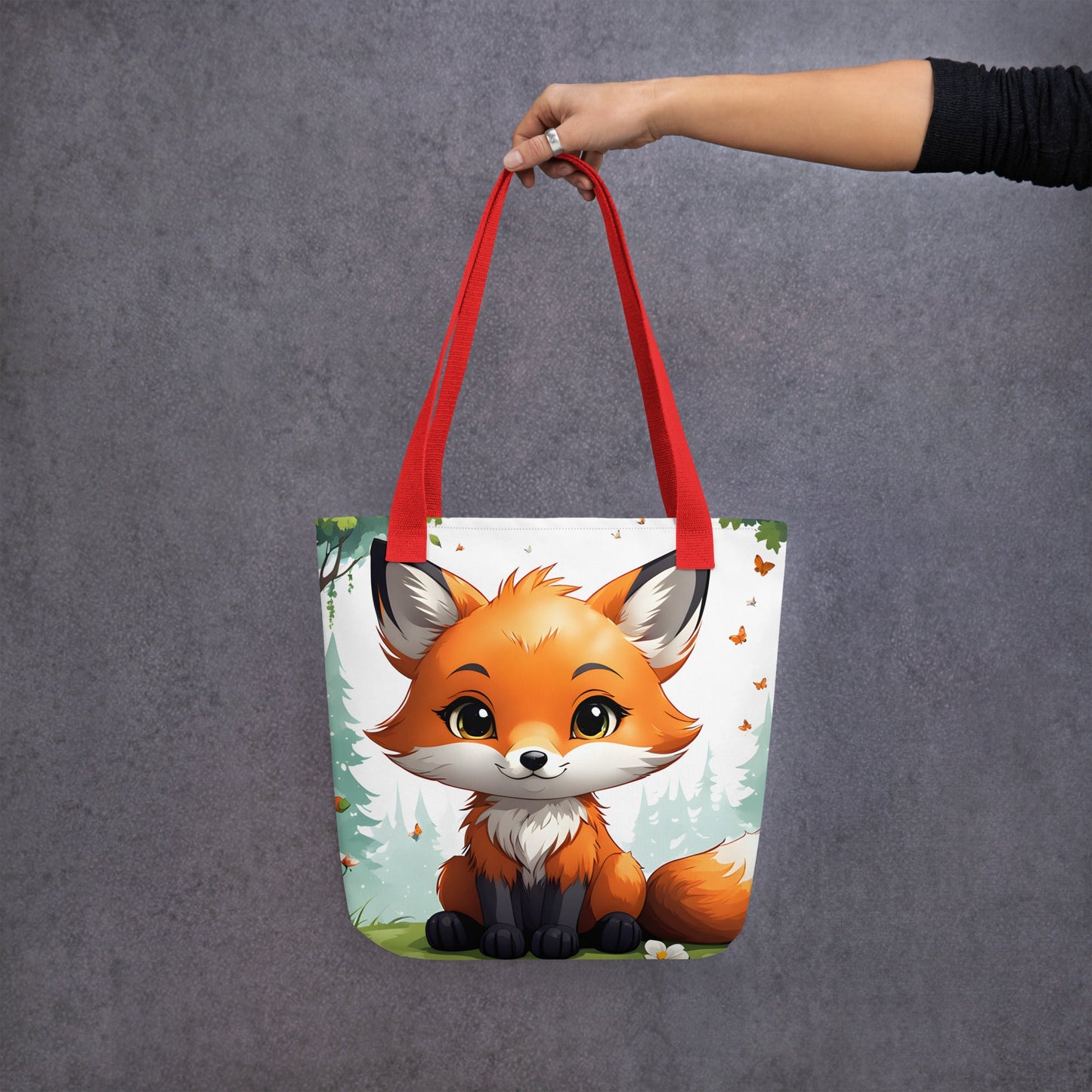 Anime Fox Tote Bag - Tote Bags - Discovery Co.