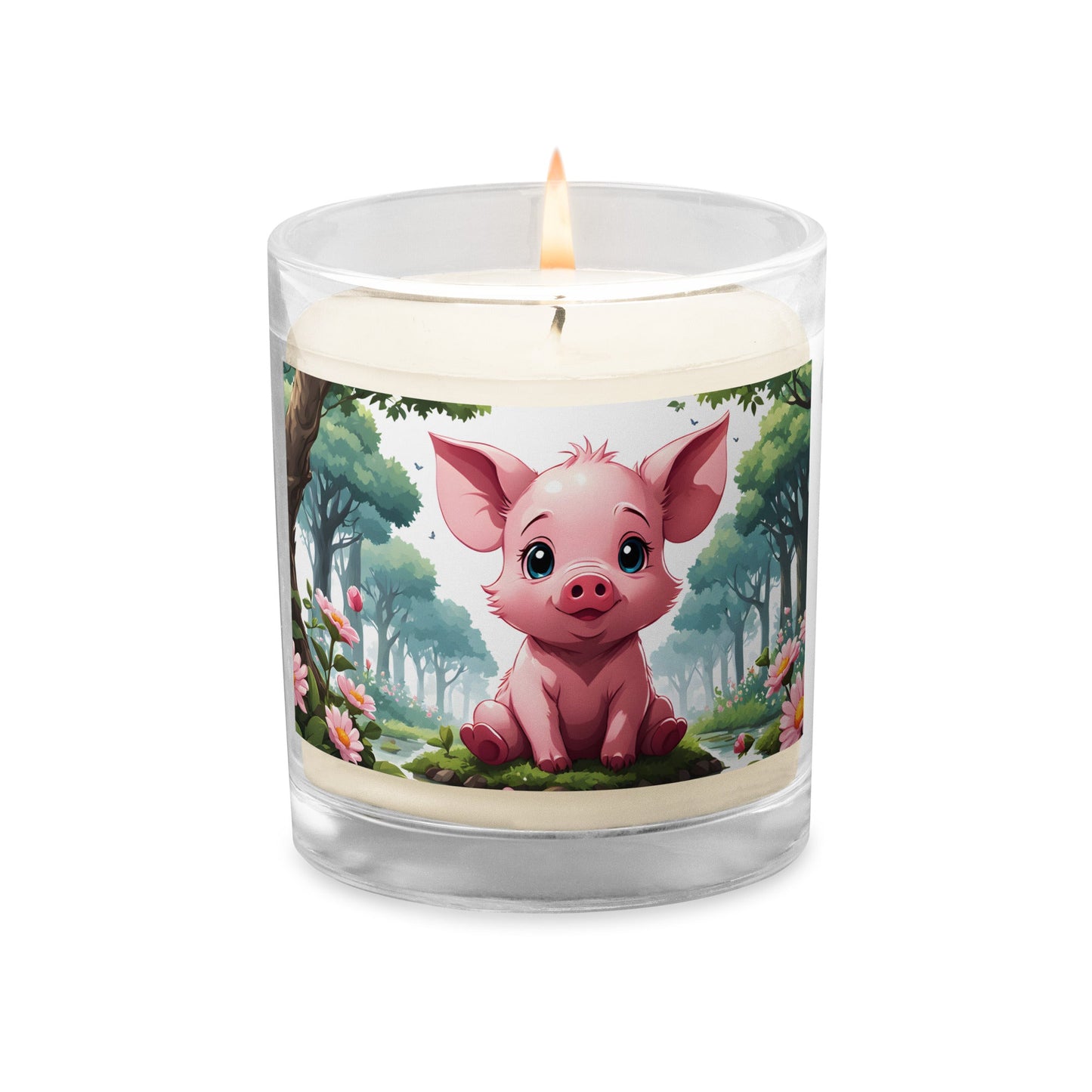 Anime Pig Glass Jar Soy Wax Candle - Candles - Discovery Co.