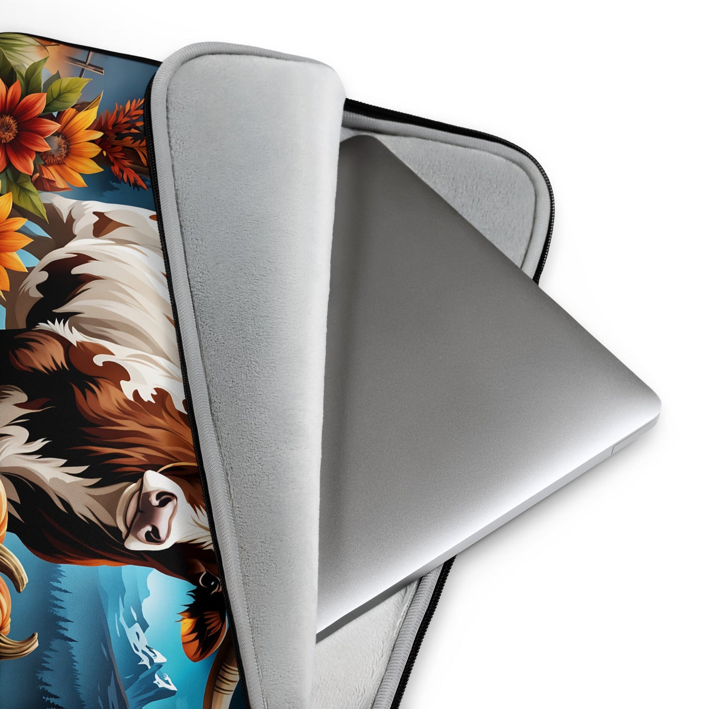Autumn Longhorn Laptop Sleeve - Laptop Cases - Discovery Co.