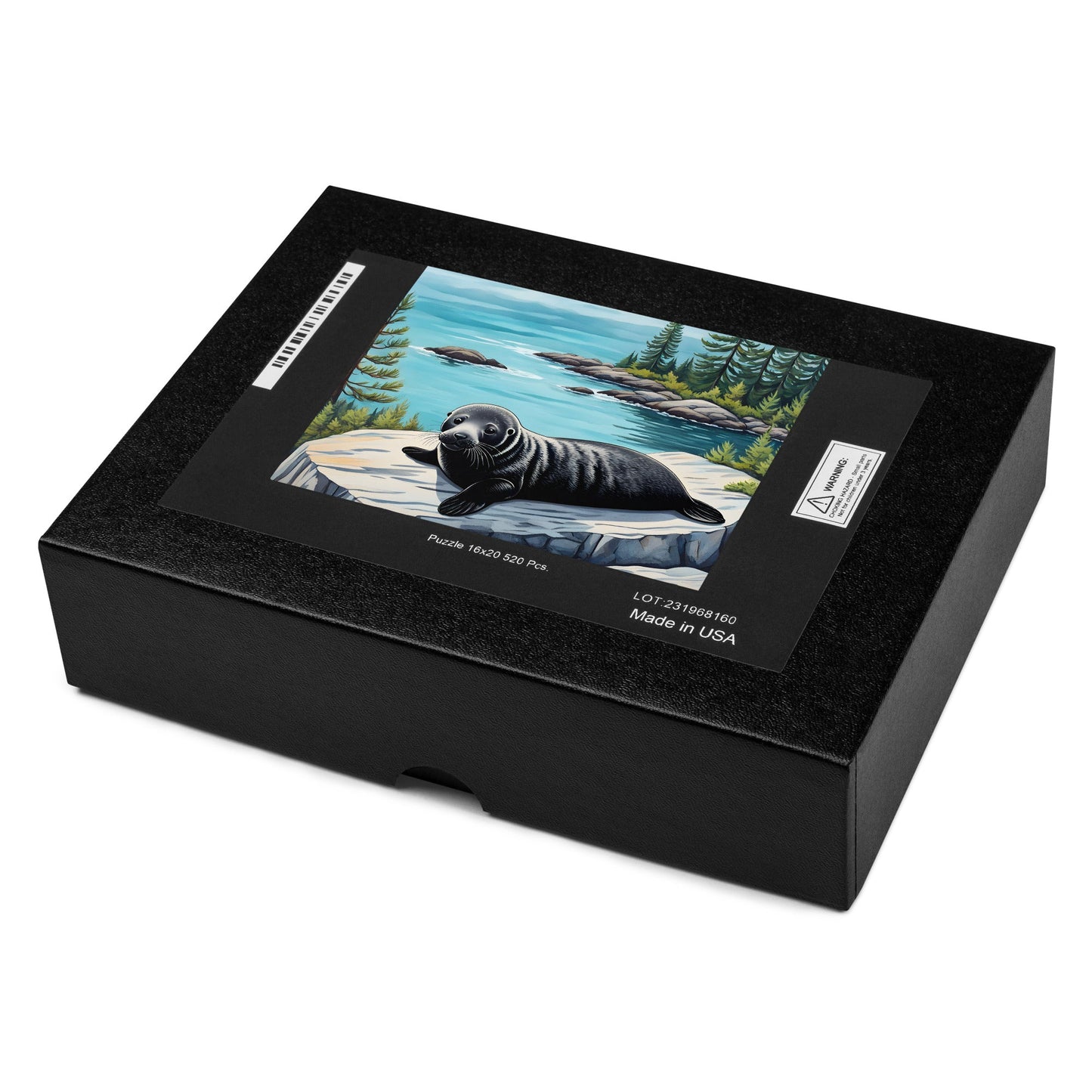 Baby Seal On Rock Jigsaw Puzzle - Puzzle - Discovery Co.