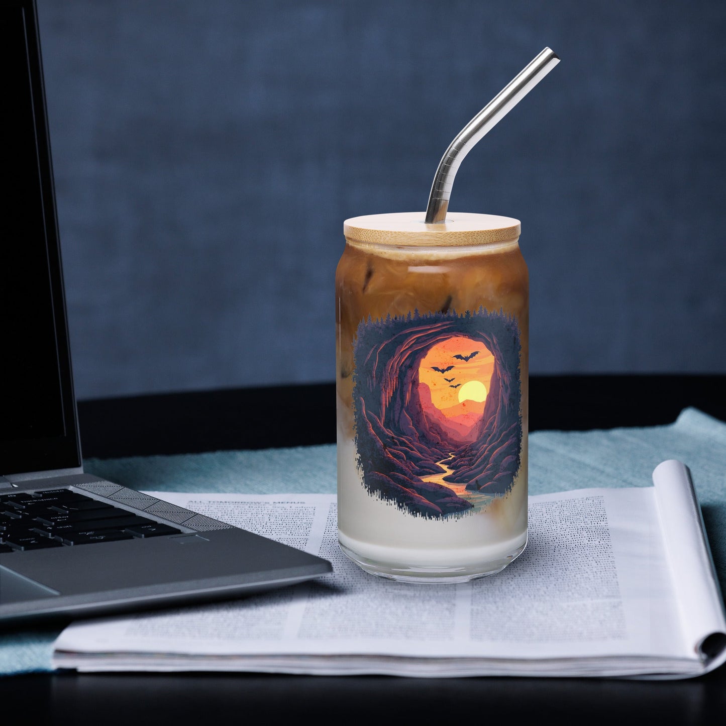 Bat Cave Can - Shaped Glass - Can - Shaped Glass - Discovery Co.