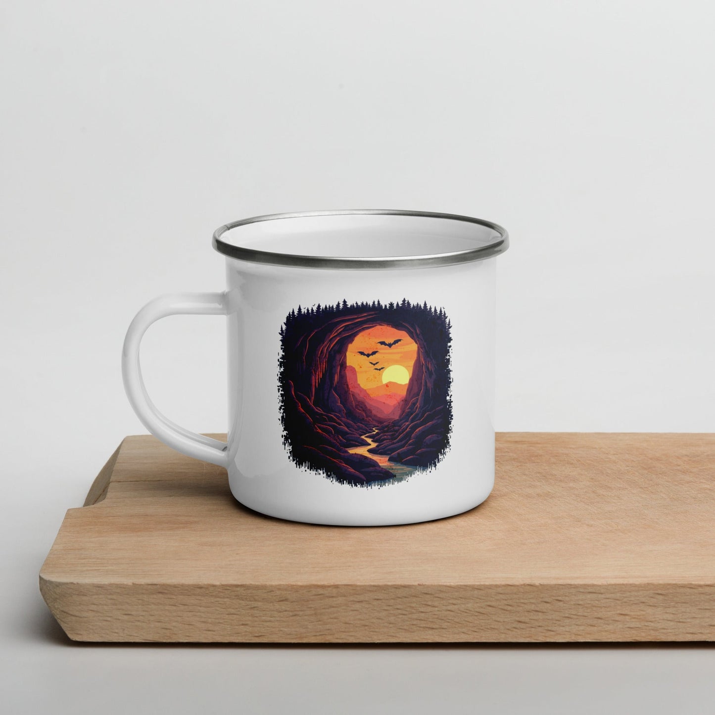 Bat Cave Enamel Mug - Mugs - Discovery Co.