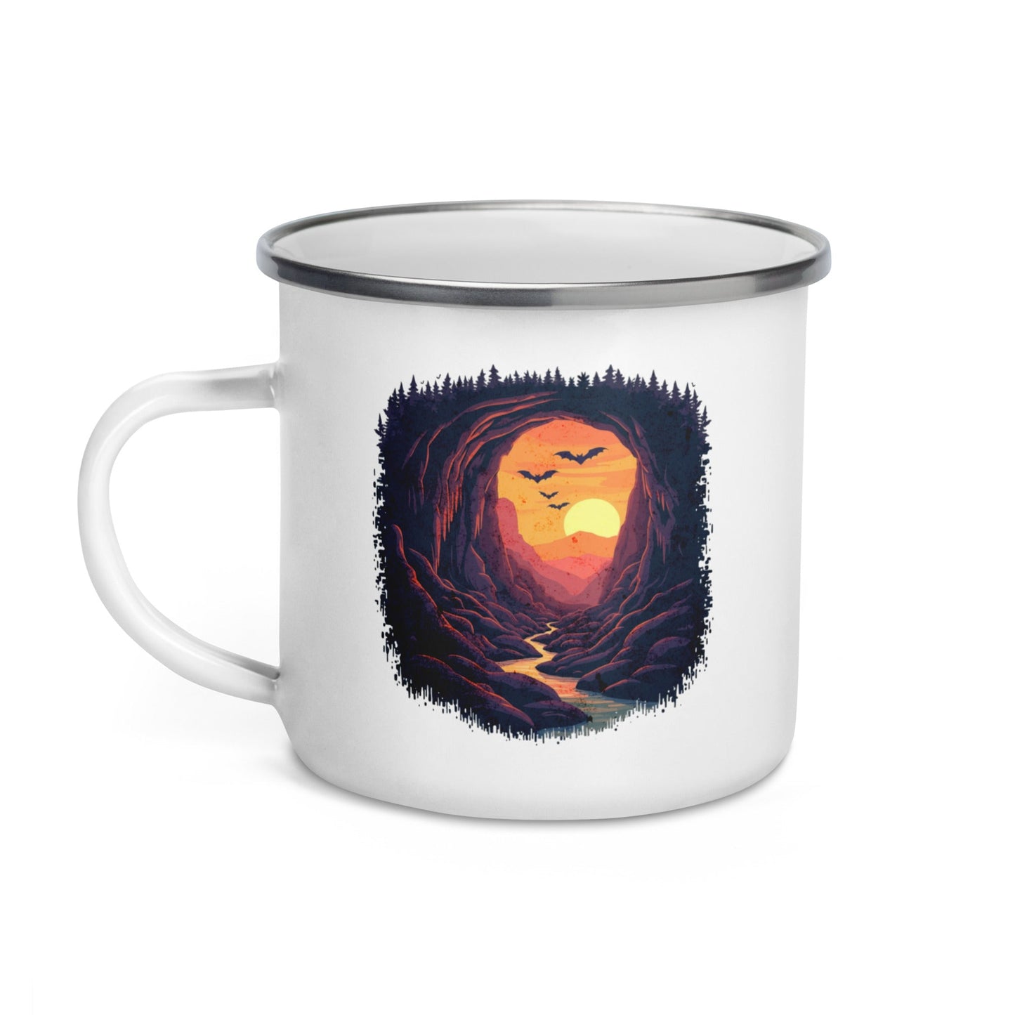 Bat Cave Enamel Mug - Mugs - Discovery Co.