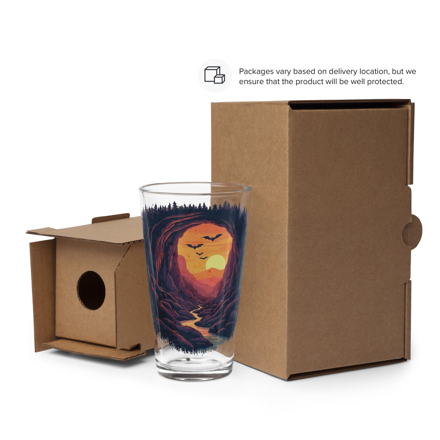 Bat Cave Pint Glass - Beer Glass - Discovery Co.