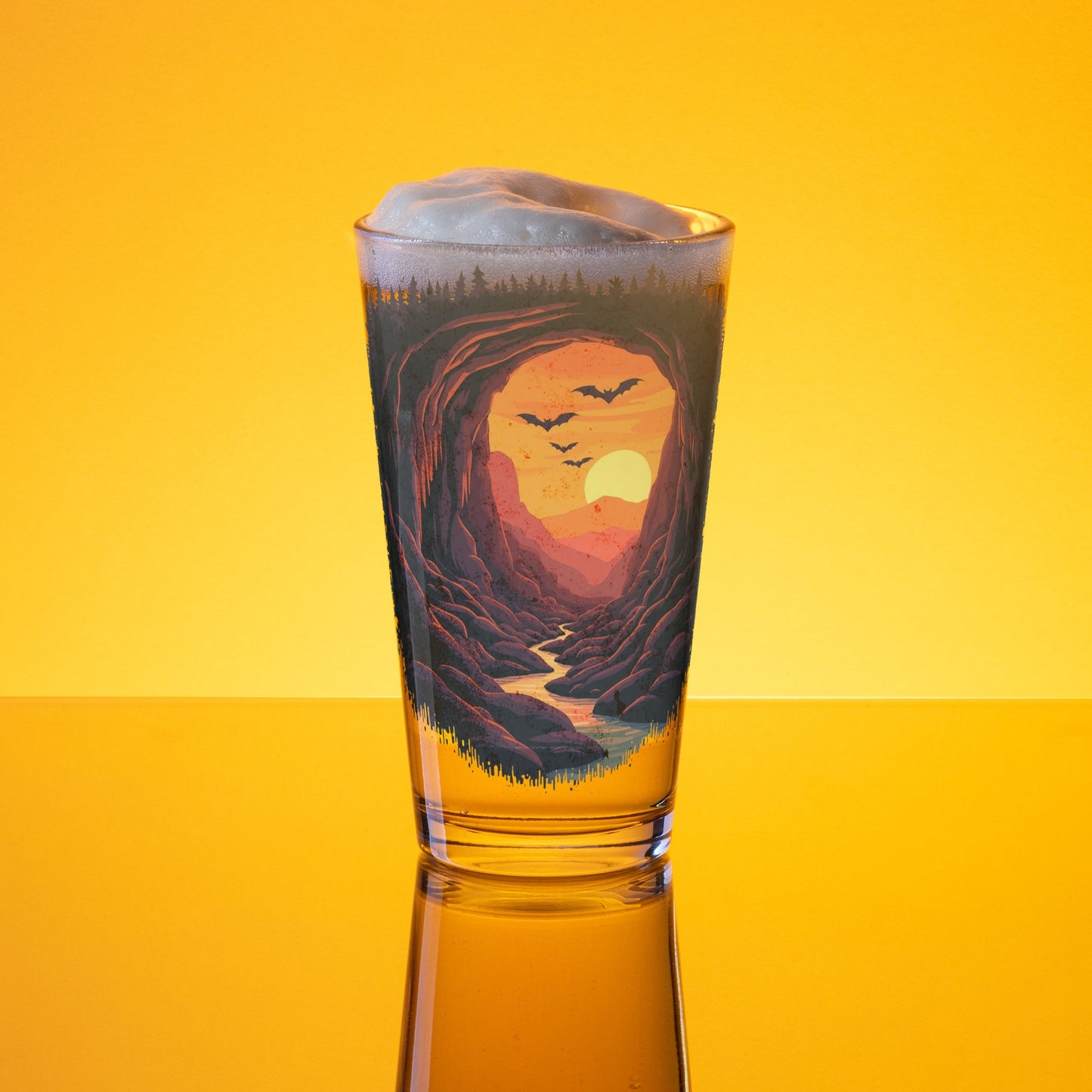 Bat Cave Pint Glass - Beer Glass - Discovery Co.