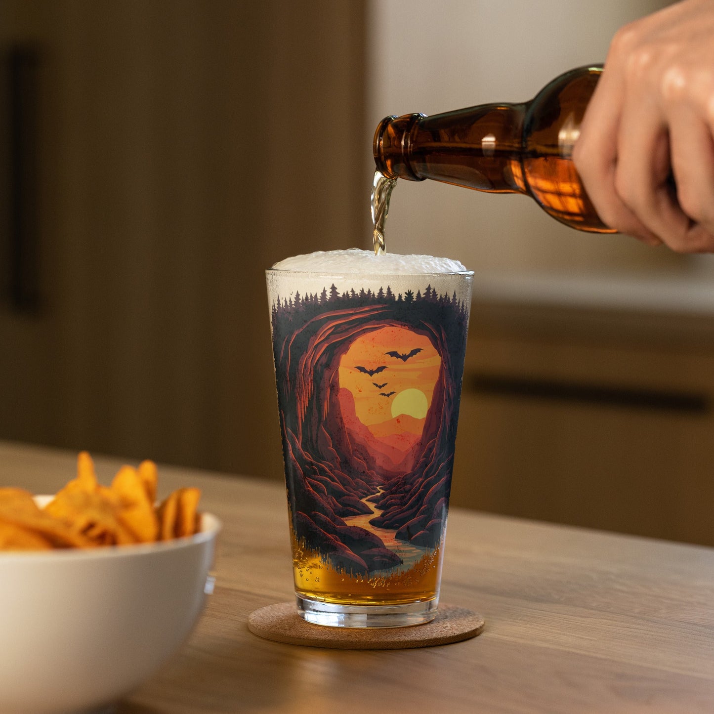 Bat Cave Pint Glass - Beer Glass - Discovery Co.