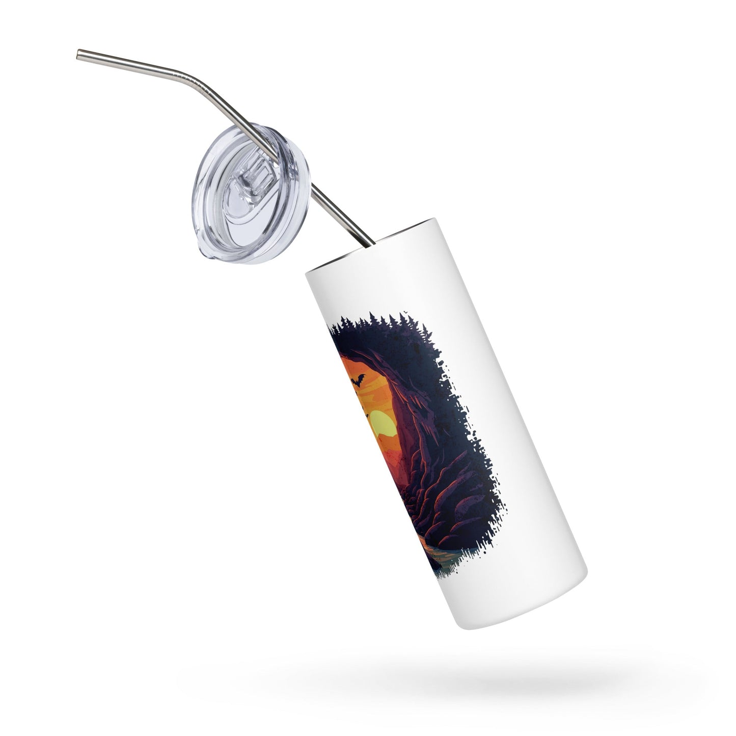 Bat Cave Stainless Steel Tumbler - Steel Tumbler - Discovery Co.