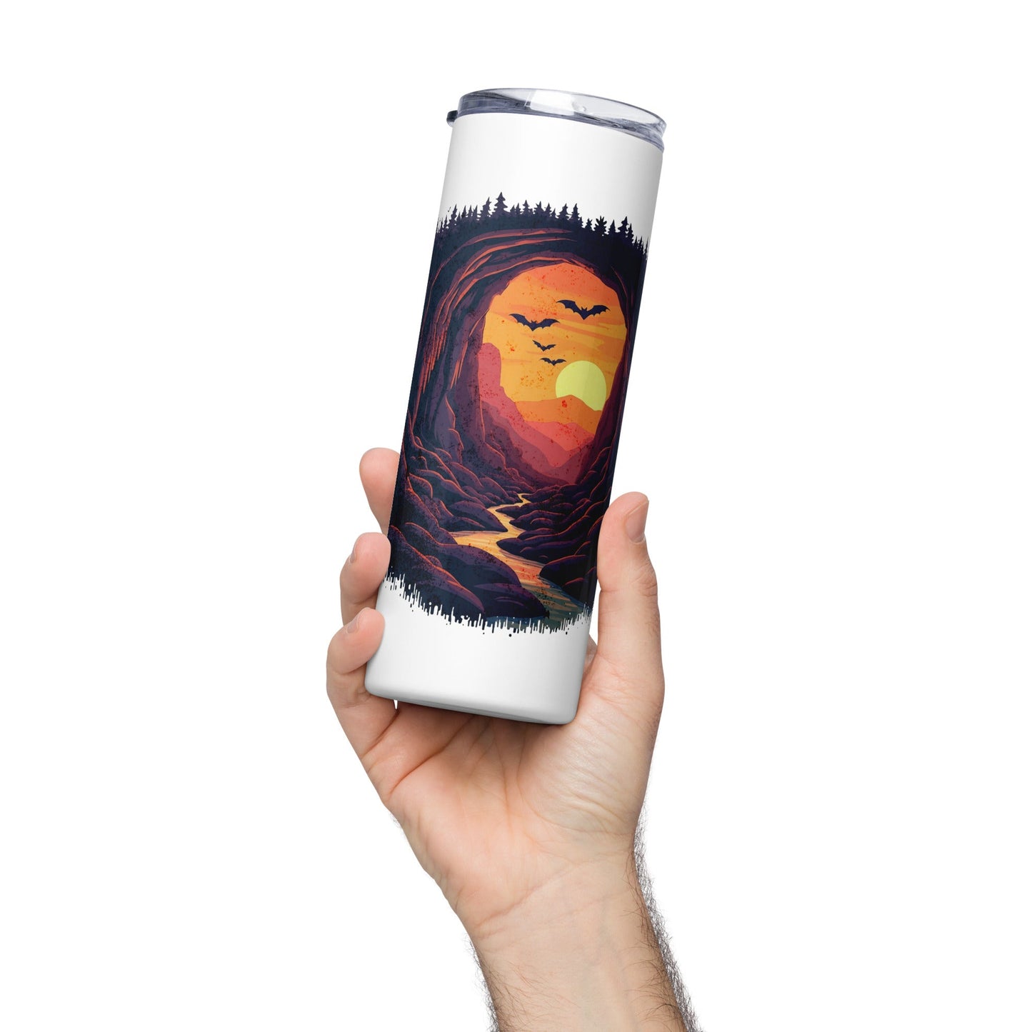 Bat Cave Stainless Steel Tumbler - Steel Tumbler - Discovery Co.