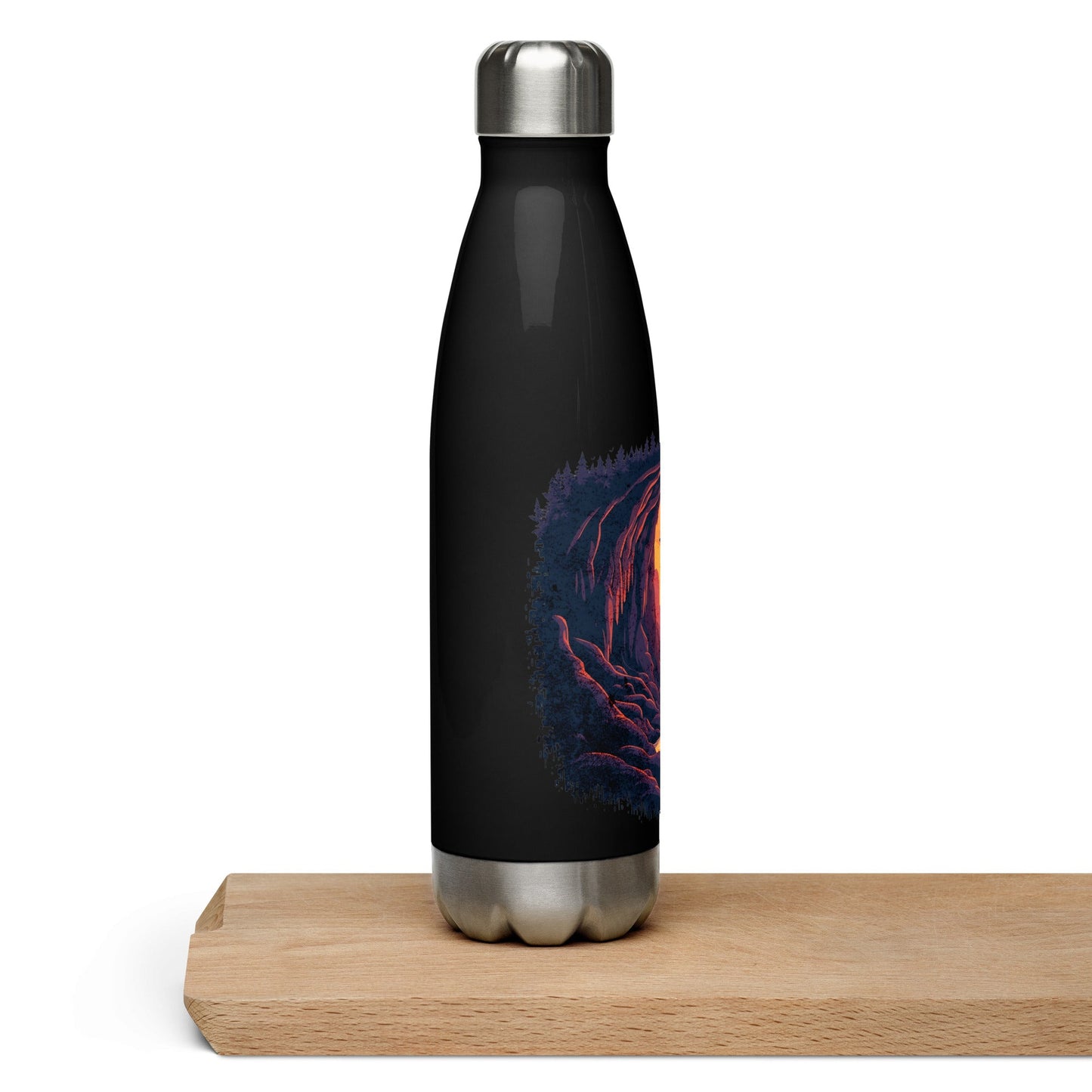 Bat Cave Stainless Steel Water Bottle - Stainless Steel Water Bottle - Discovery Co.