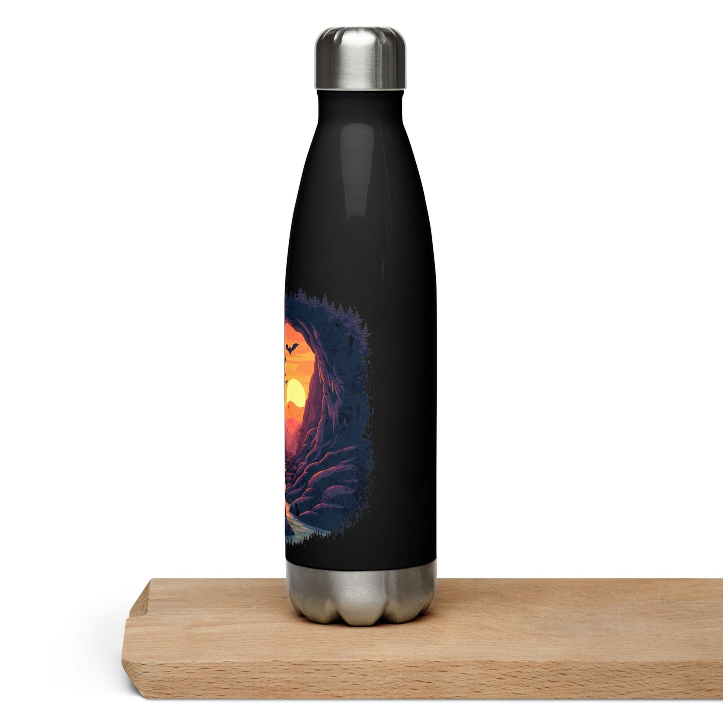Bat Cave Stainless Steel Water Bottle - Stainless Steel Water Bottle - Discovery Co.