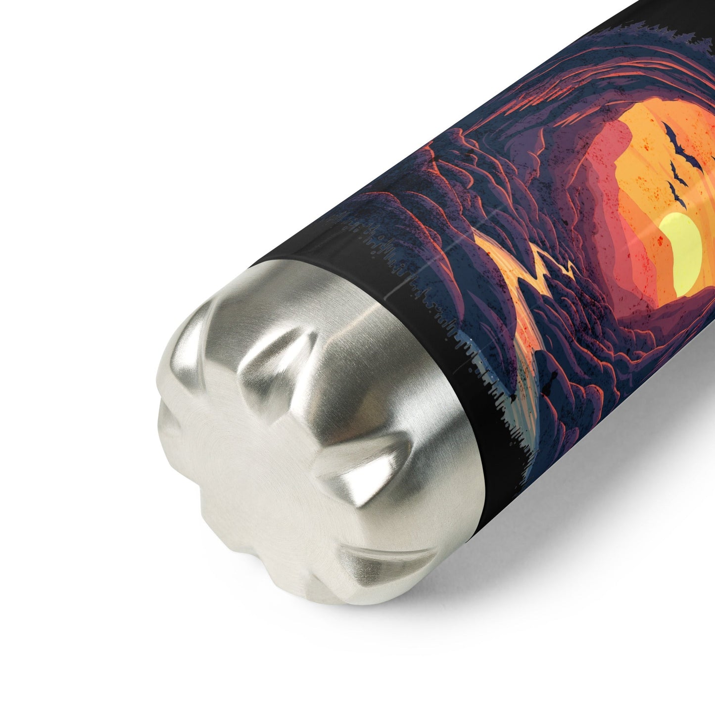 Bat Cave Stainless Steel Water Bottle - Stainless Steel Water Bottle - Discovery Co.