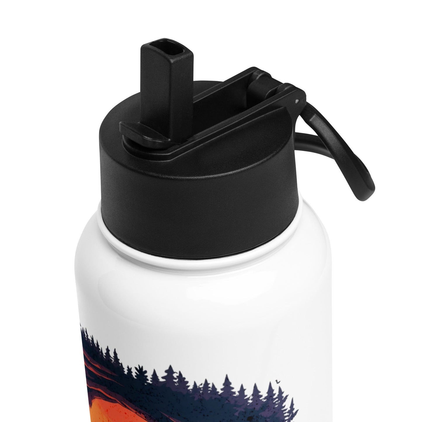 Bat Cave Stainless Steel Water Bottle With Straw Lid - Stainless Steel Water Bottle With Straw Lid - Discovery Co.