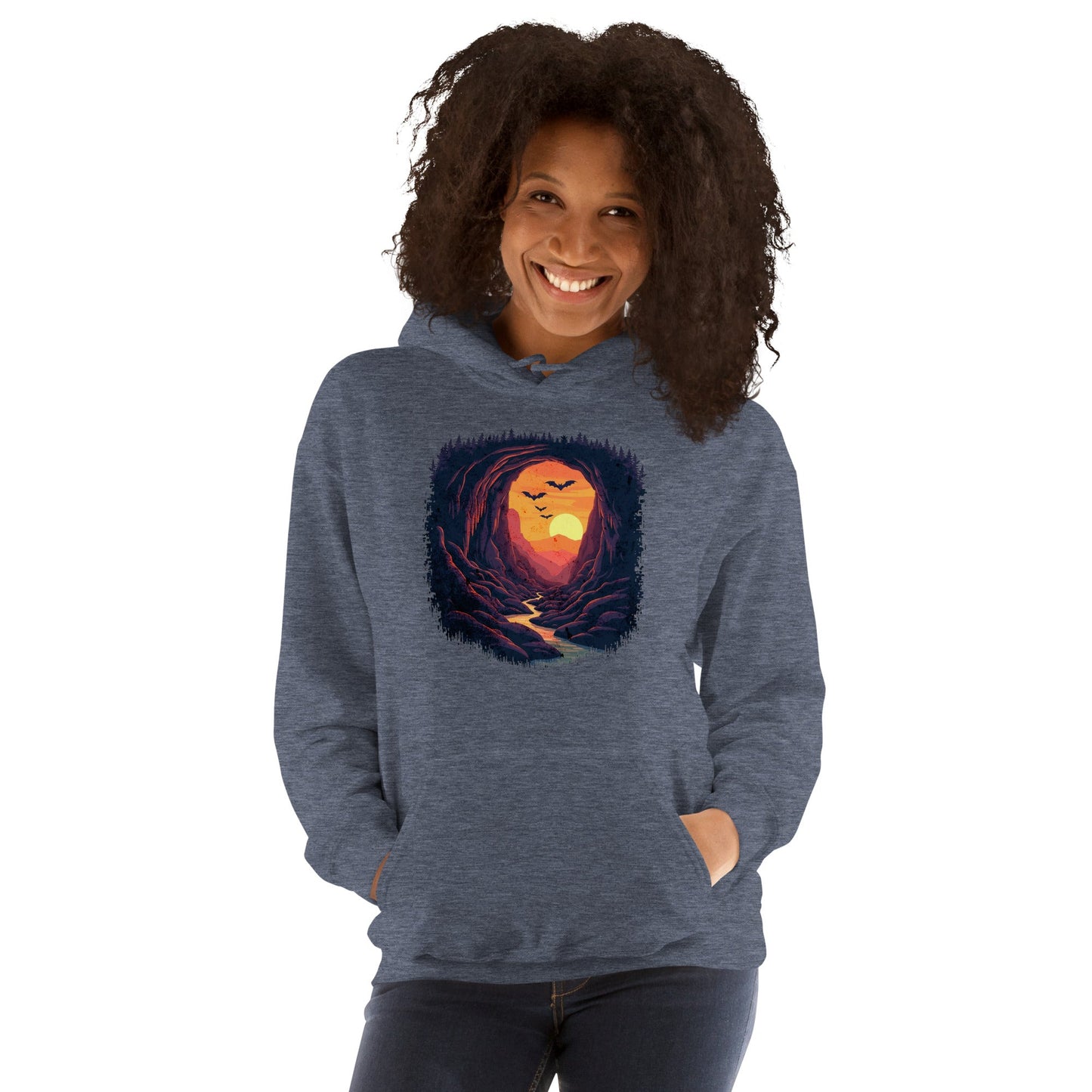 Bat Cave Women's (Unisex) Hoodie - Hoodies - Discovery Co.