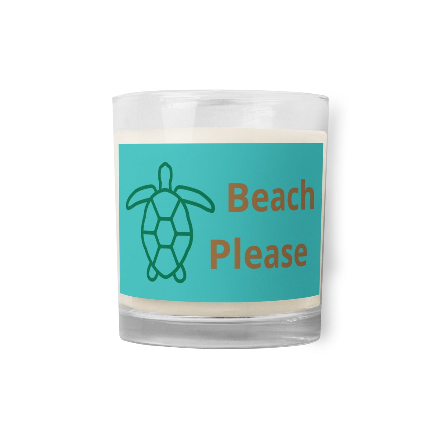 Beach Please Glass Jar Soy Wax Candle - Candles - Discovery Co.