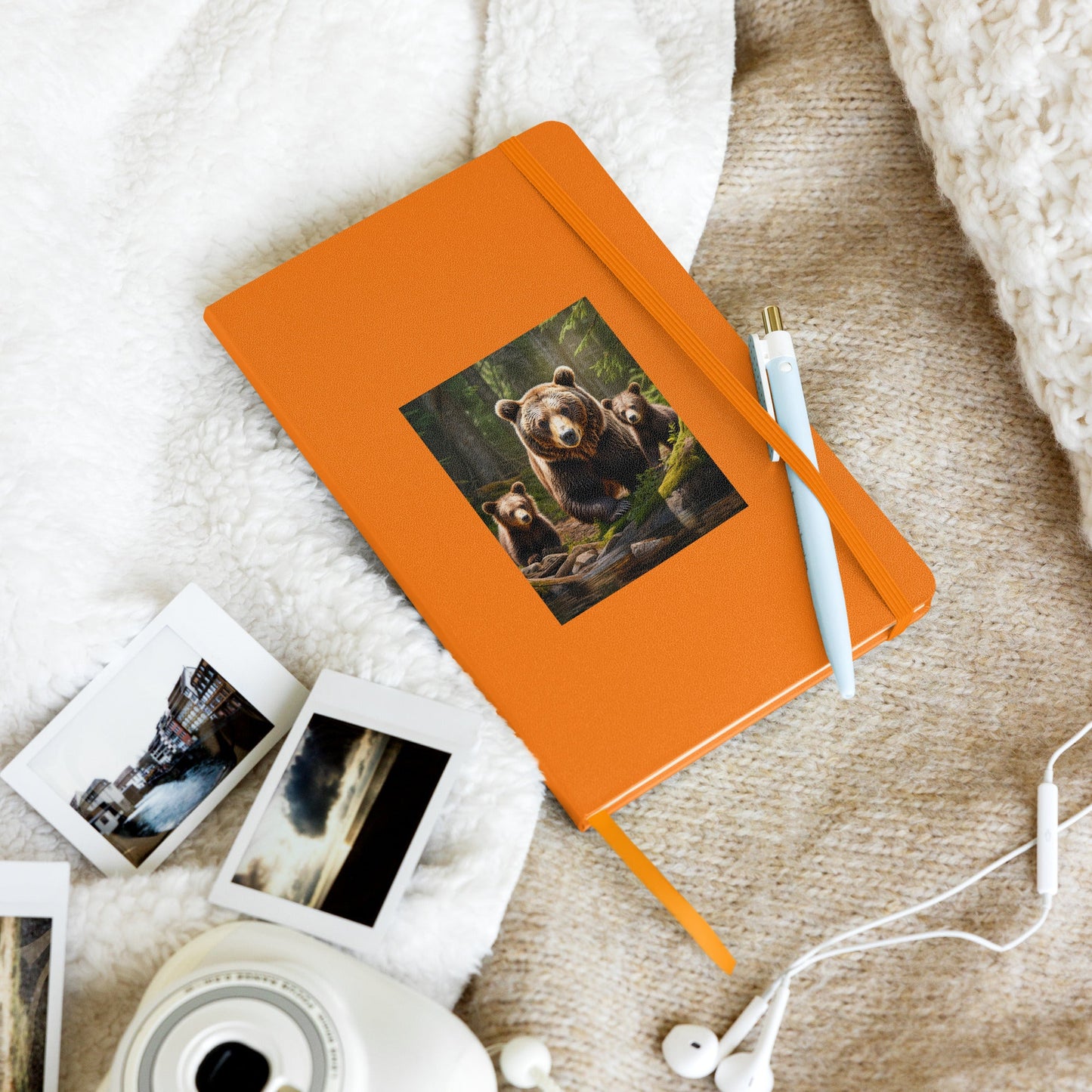 Bear Family Hardcover Bound Notebook - Hardcover Bound Notebooks - Discovery Co.