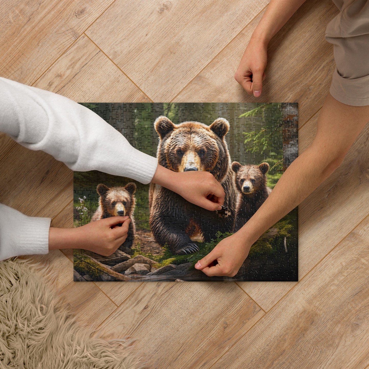 Bear Family Jigsaw Puzzle - Puzzle - Discovery Co.
