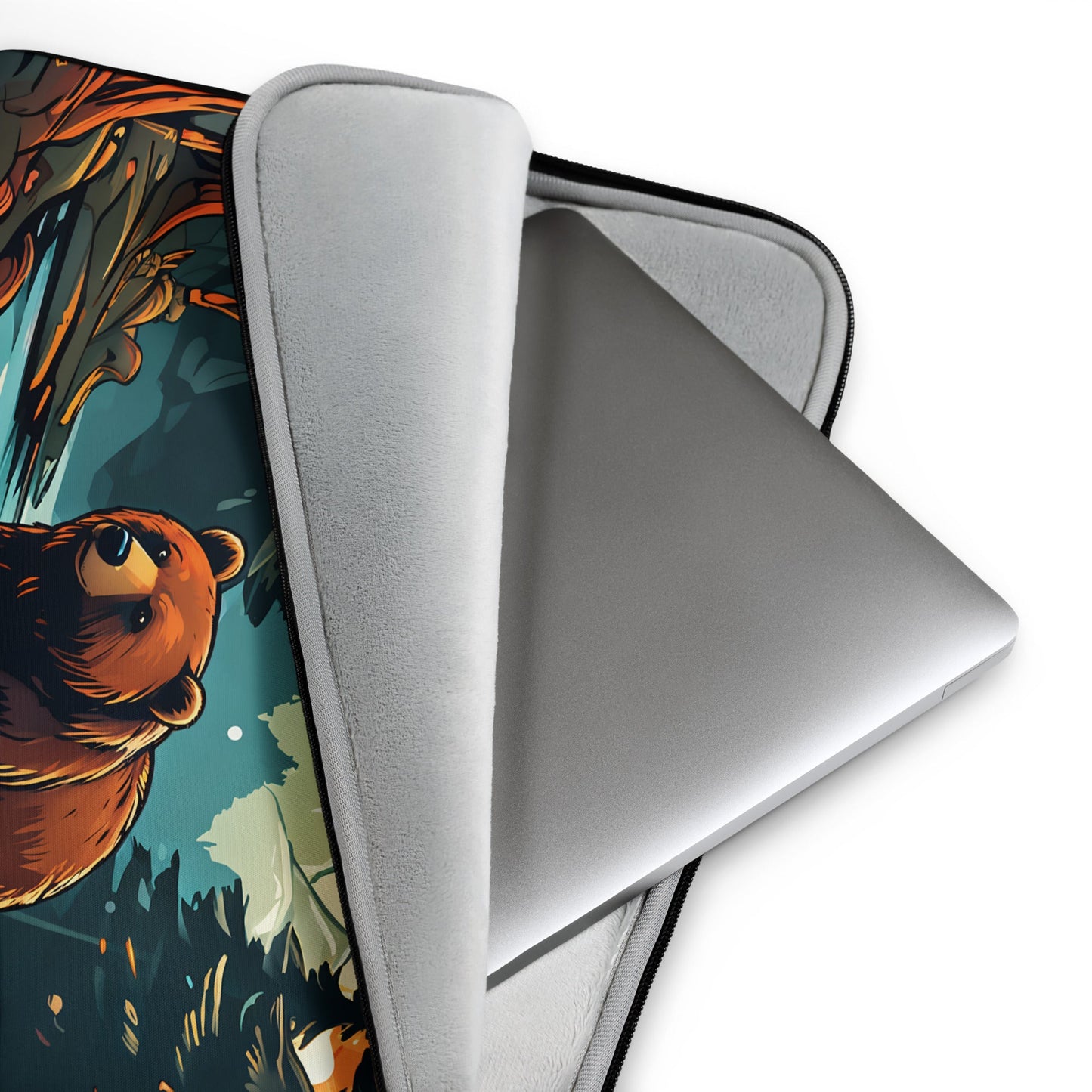 Bear In The Forest Laptop Sleeve - Laptop Cases - Discovery Co.