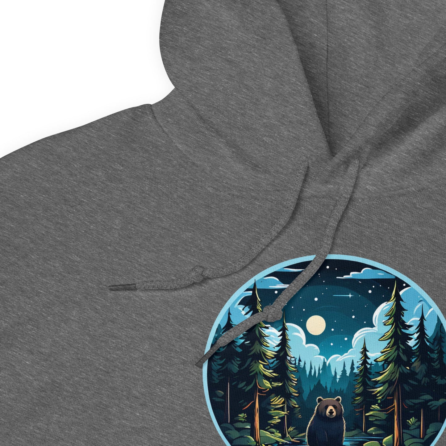 Bear In The River Men's (Unisex) Hoodie - Hoodies - Discovery Co.