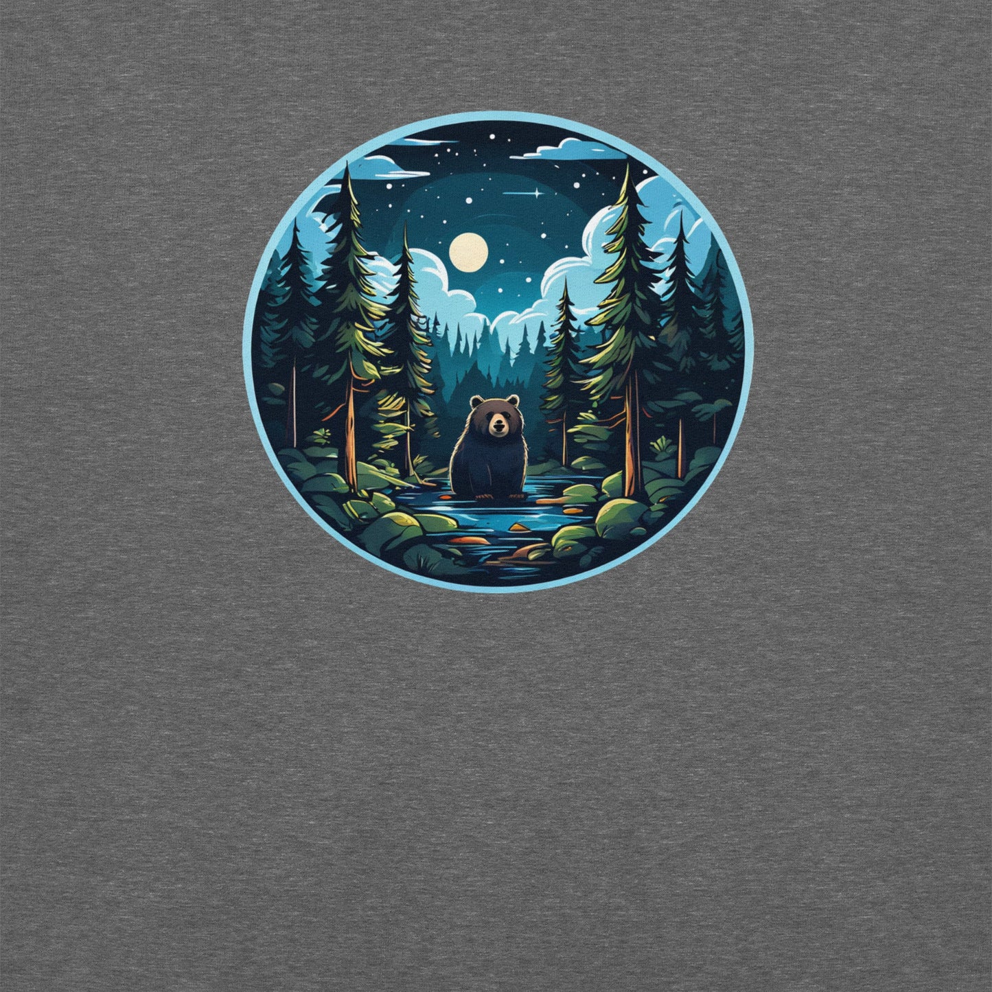 Bear In The River Men's (Unisex) Hoodie - Hoodies - Discovery Co.