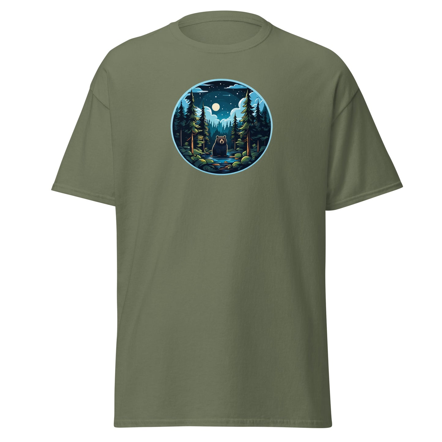 Bear In The River Women's (Unisex) Classic Tee - Women's Shirts - Discovery Co.