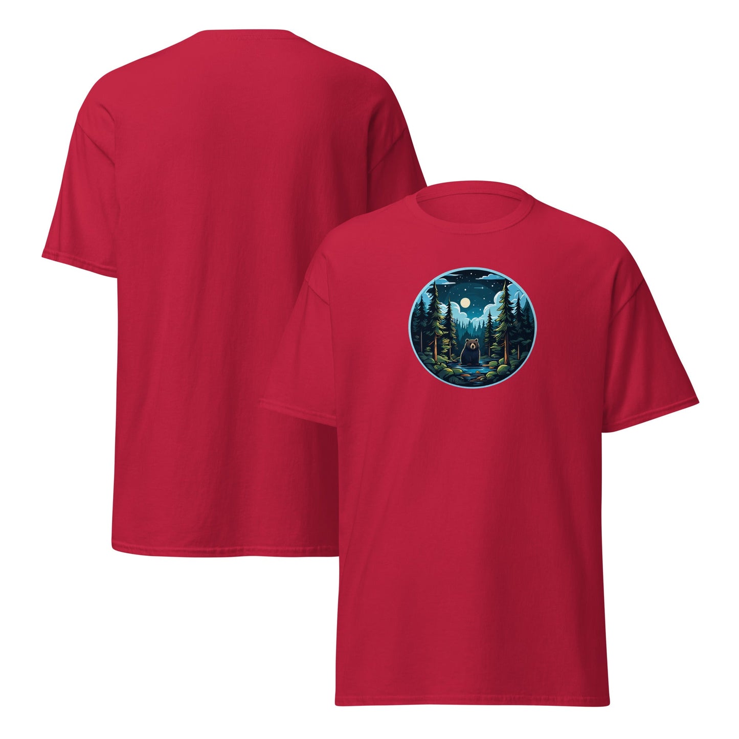 Bear In The River Women's (Unisex) Classic Tee - Women's Shirts - Discovery Co.