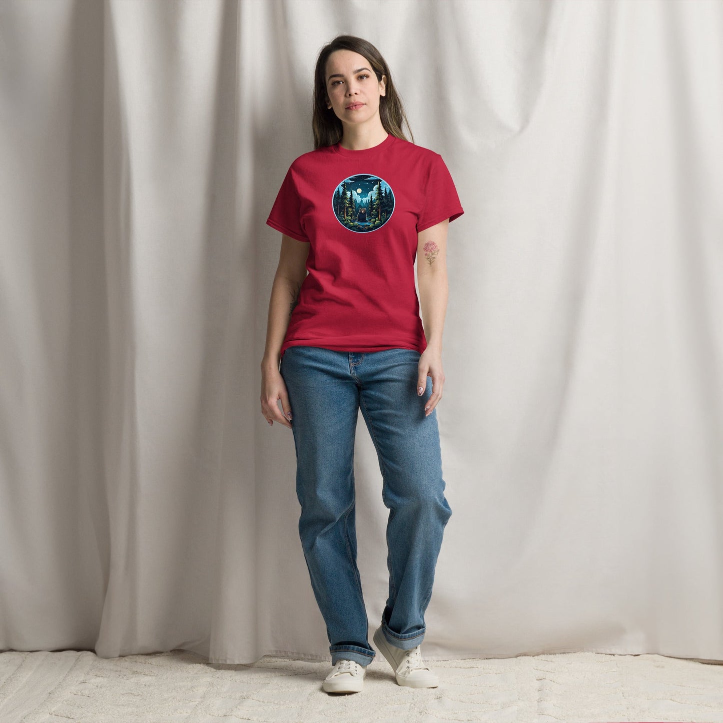 Bear In The River Women's (Unisex) Classic Tee - Women's Shirts - Discovery Co.