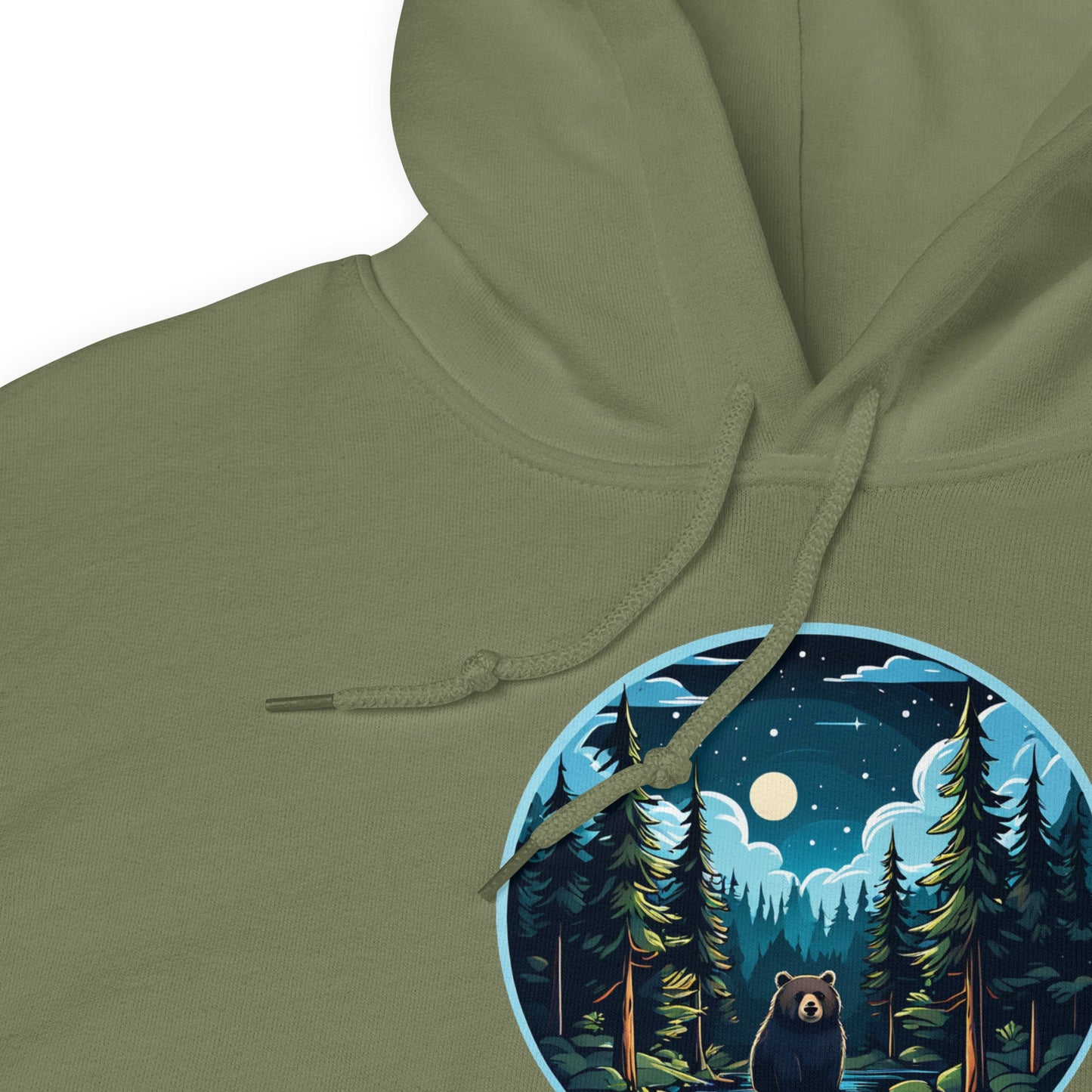 Bear In The River Women's (Unisex) Hoodie - Hoodies - Discovery Co.