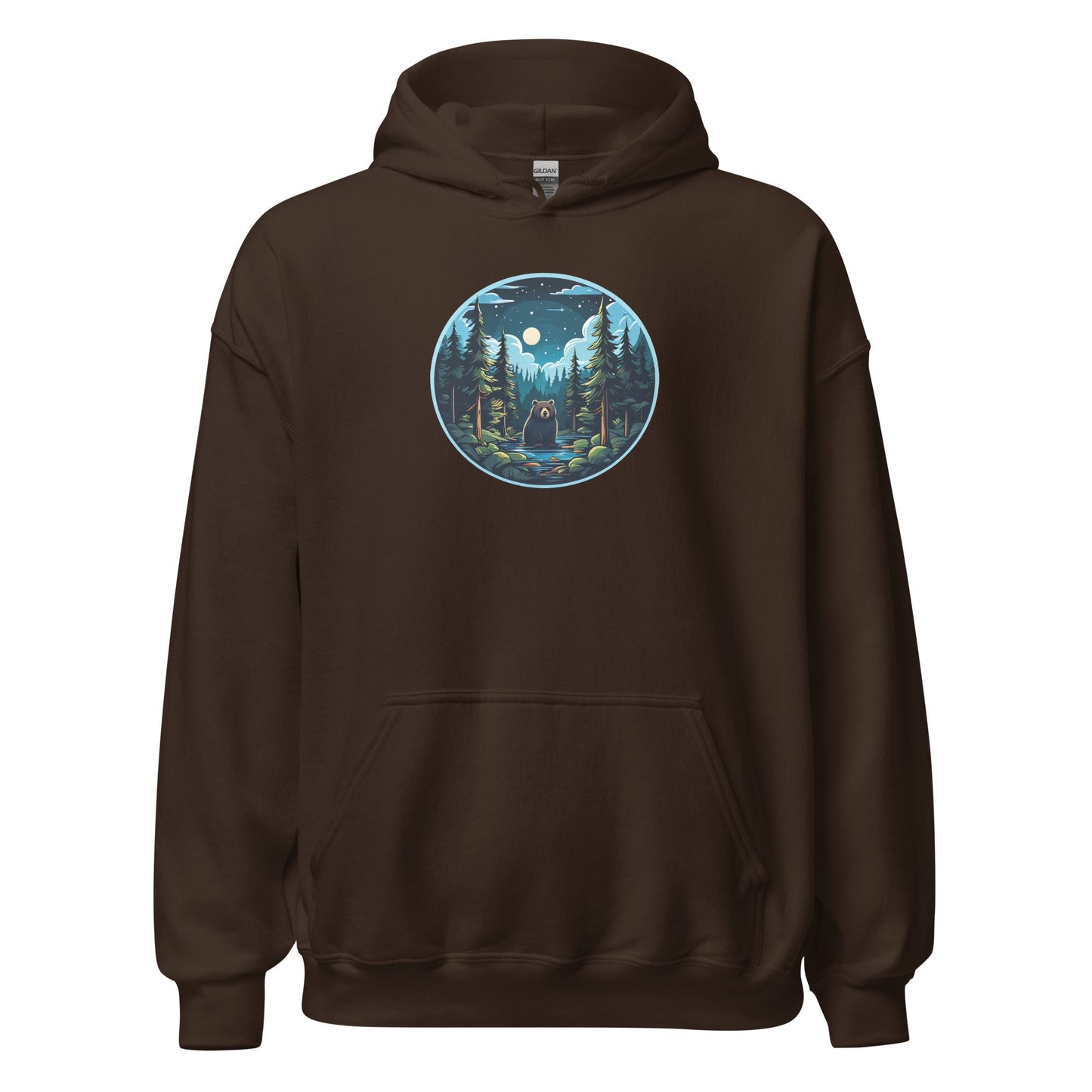 Bear In The River Women's (Unisex) Hoodie - Hoodies - Discovery Co.