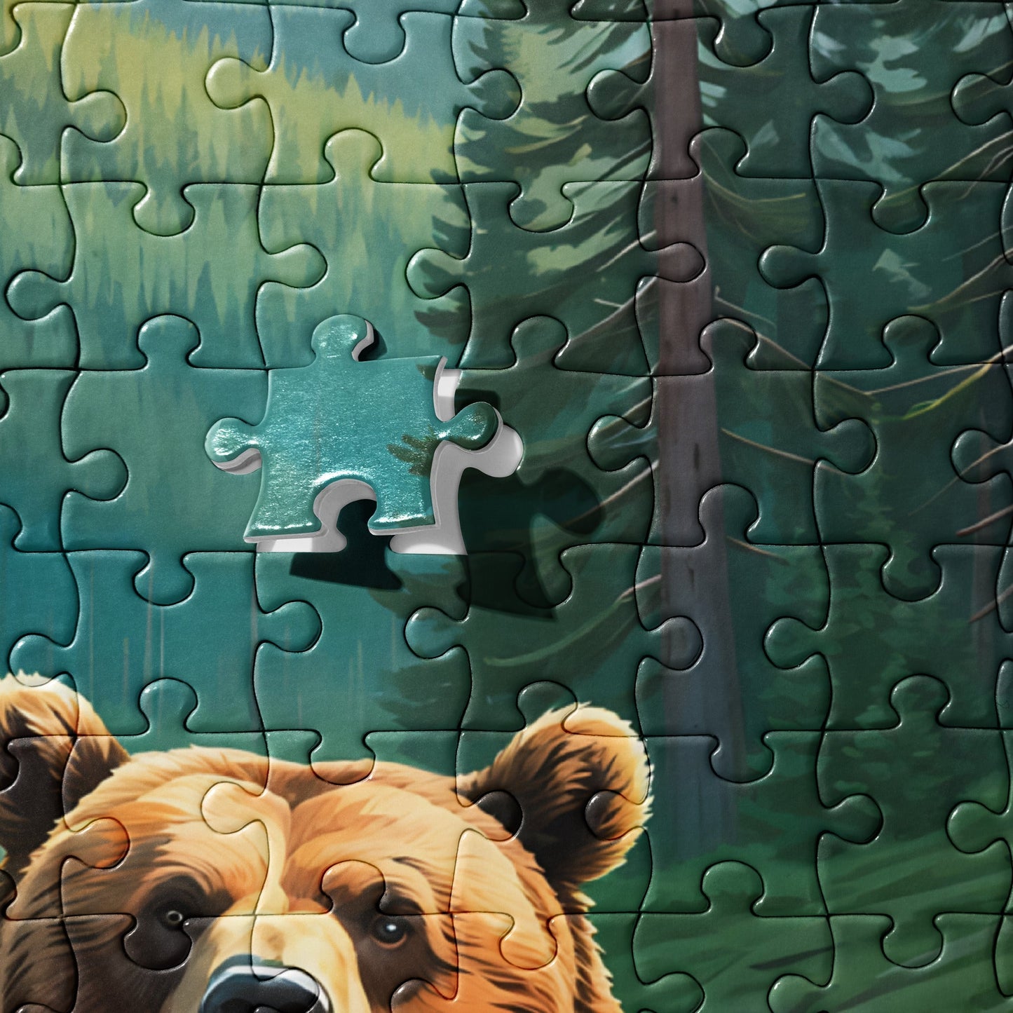 Bear Sitting In The River Jigsaw Puzzle - Puzzle - Discovery Co.