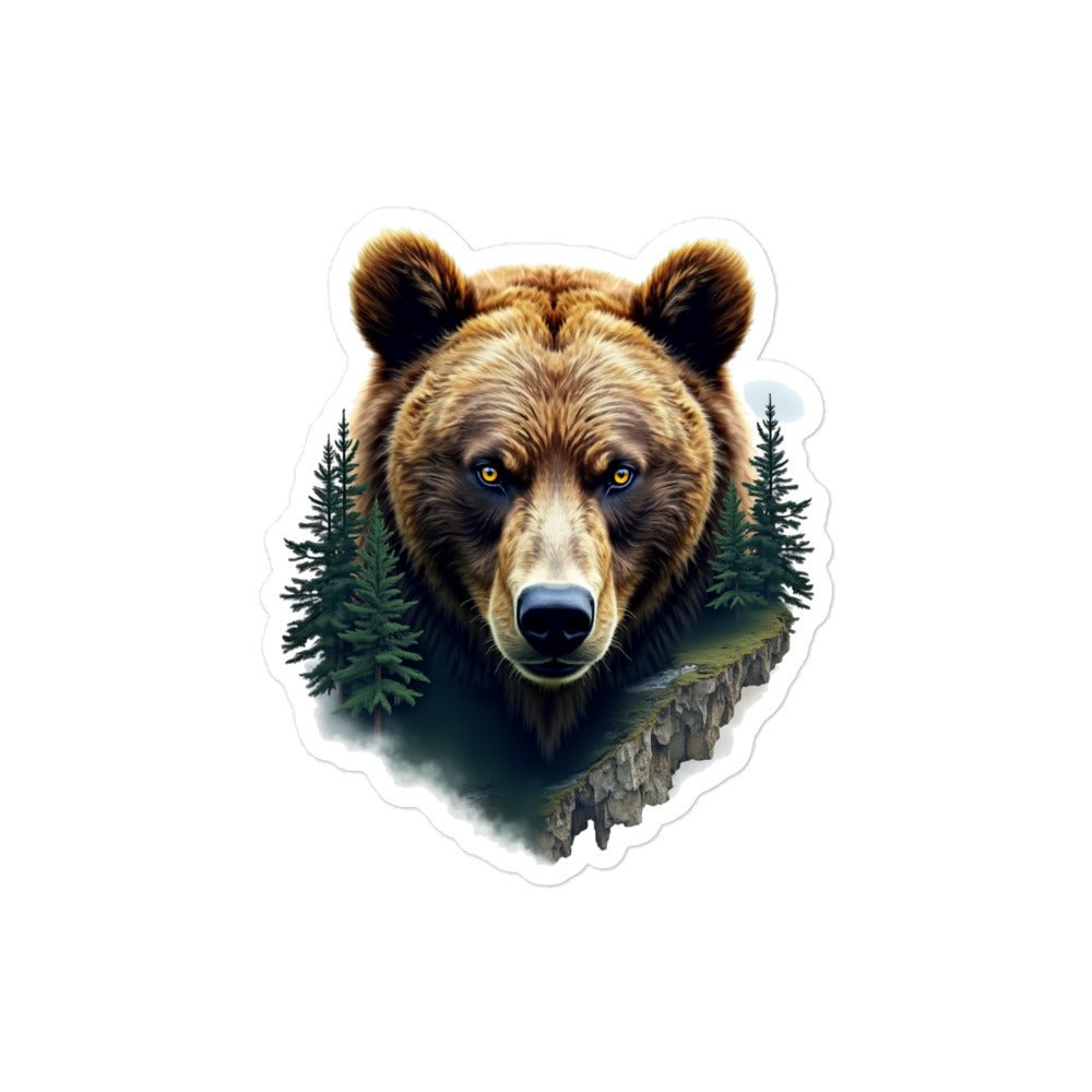 Bear Watching Bubble - Free Stickers - Stickers - Discovery Co.