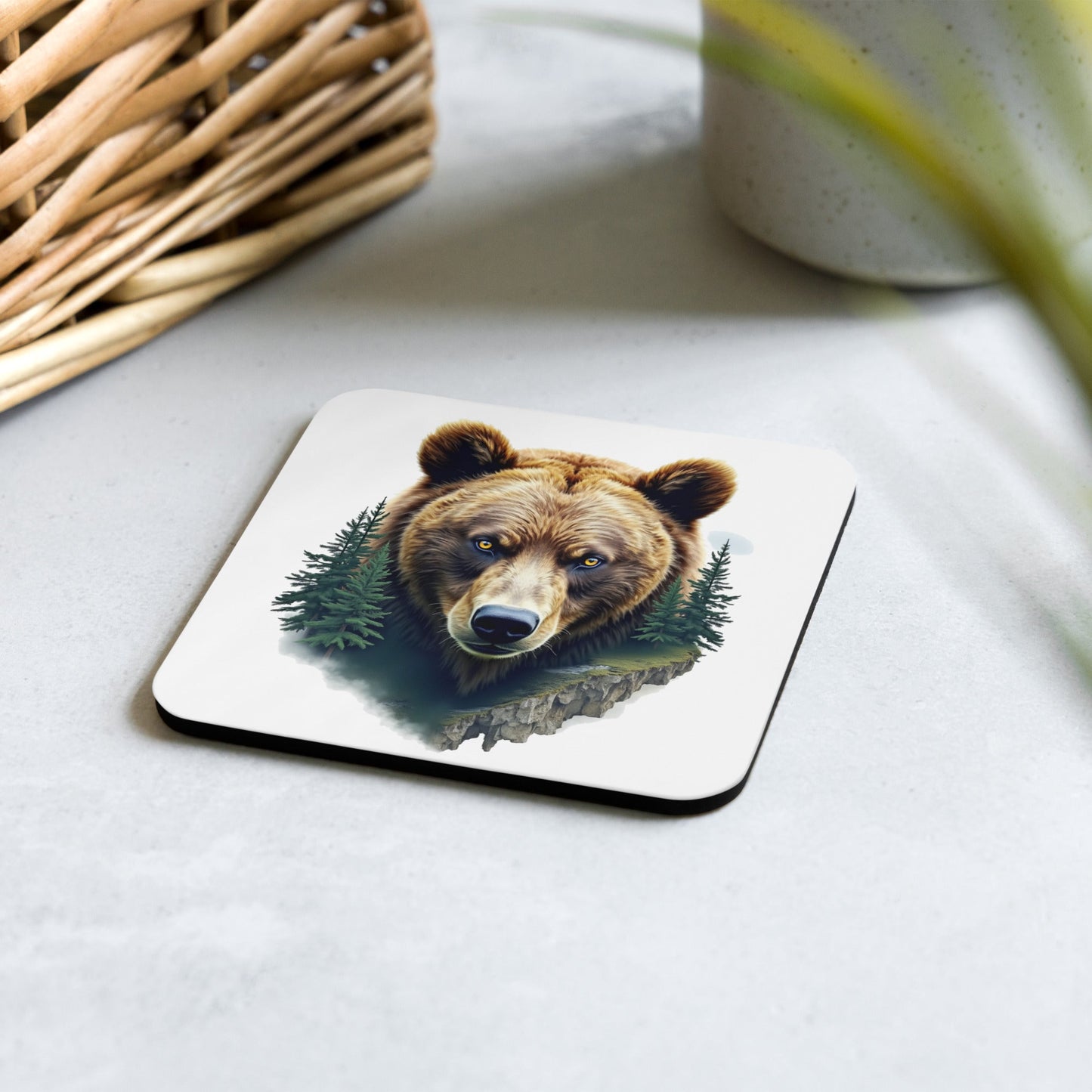 Bear Watching Cork - Back Coaster - Coasters - Discovery Co.