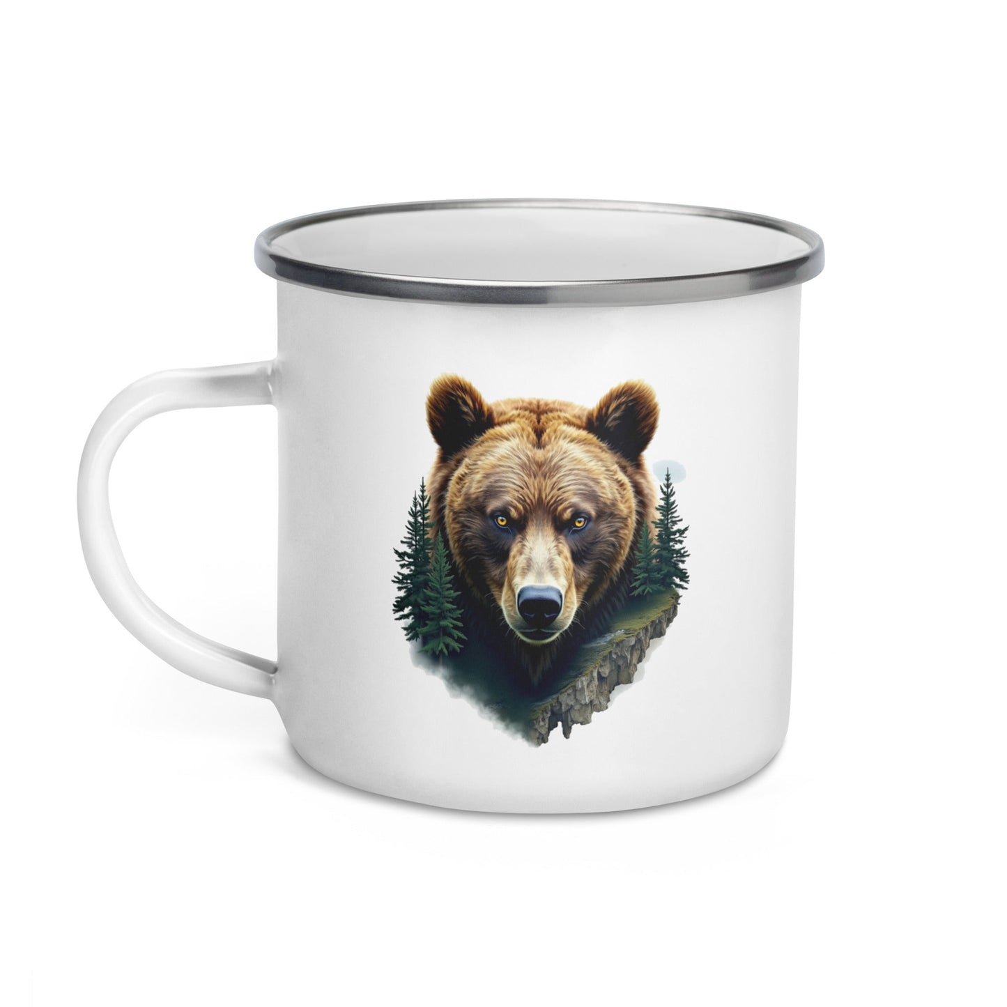 Bear Watching Enamel Mug - Mugs - Discovery Co.