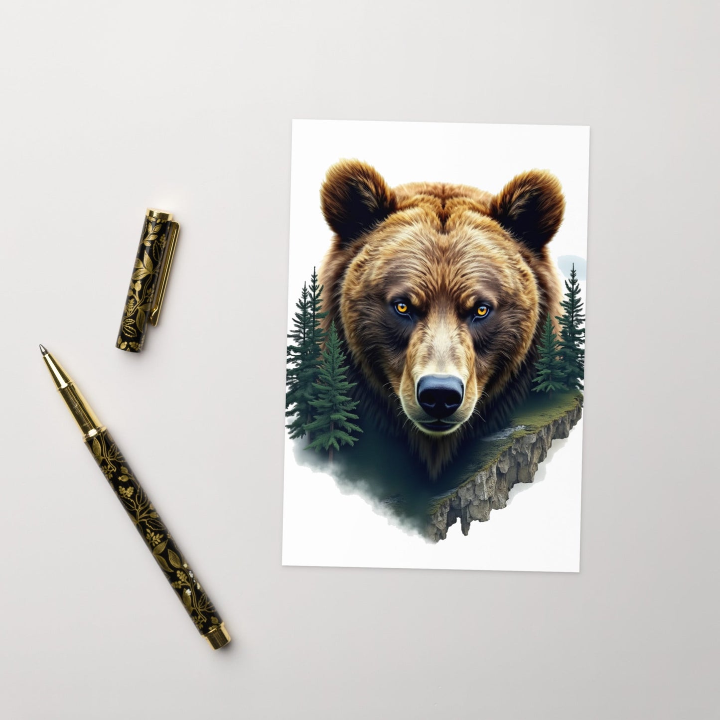 Bear Watching Greeting Card - Greeting Card - Discovery Co.