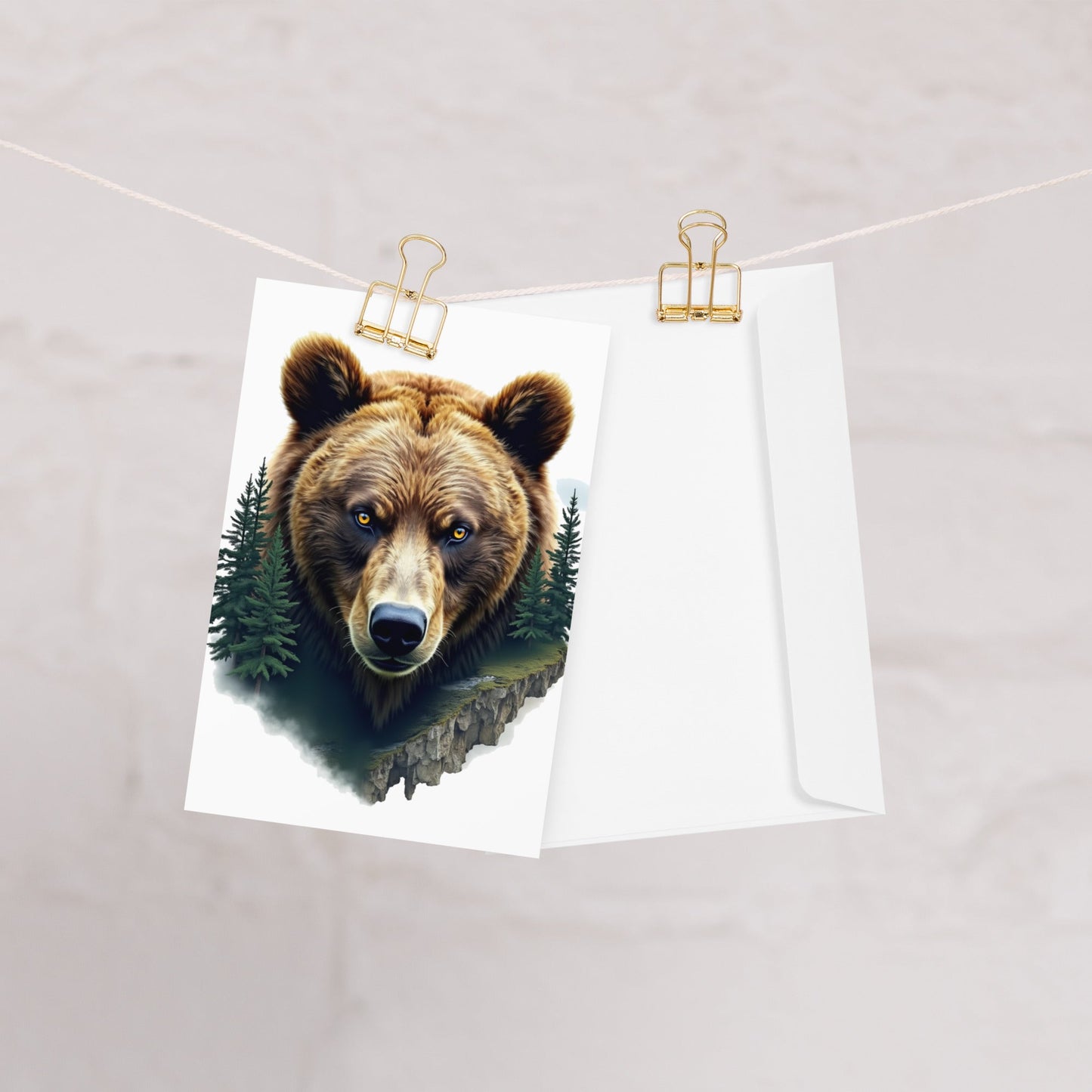 Bear Watching Greeting Card - Greeting Card - Discovery Co.