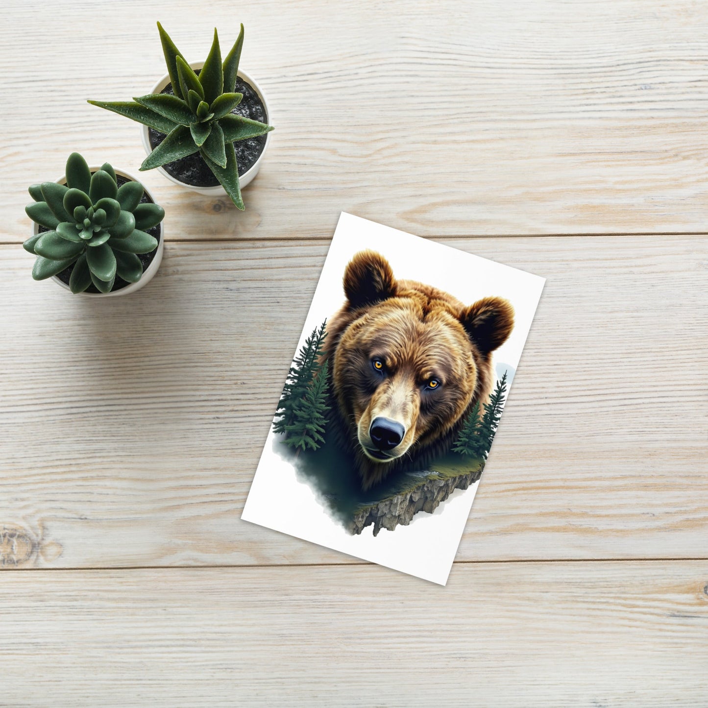 Bear Watching Greeting Card - Greeting Card - Discovery Co.