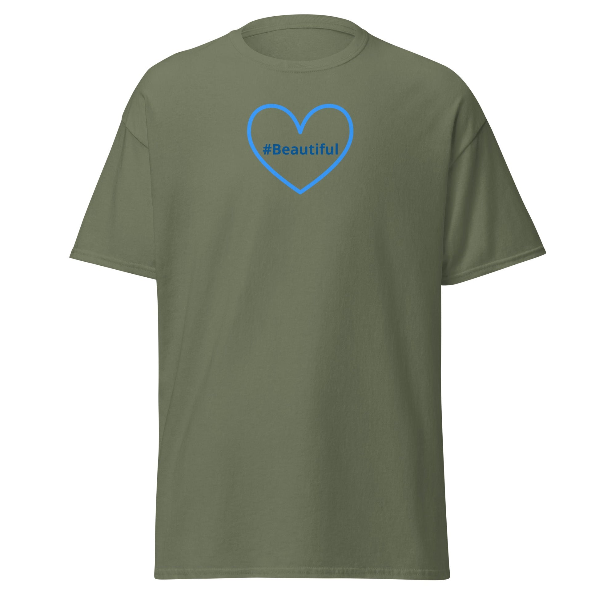 #Beautiful Blue Heart Women's (Unisex) Classic Tee - Women's Shirts - Discovery Co.