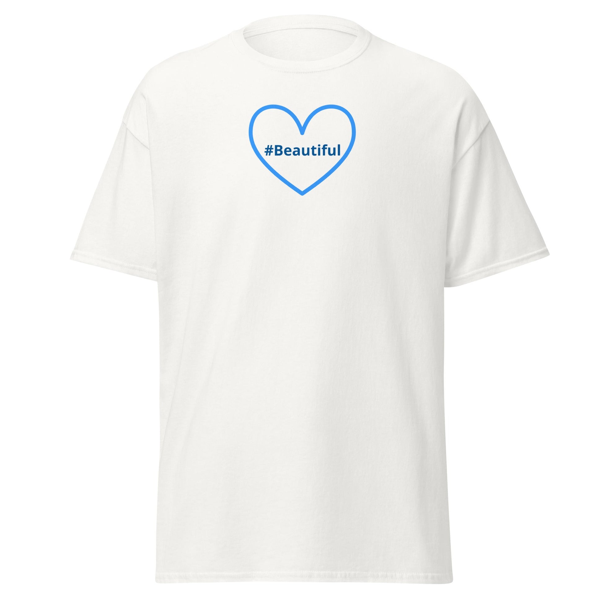 #Beautiful Blue Heart Women's (Unisex) Classic Tee - Women's Shirts - Discovery Co.