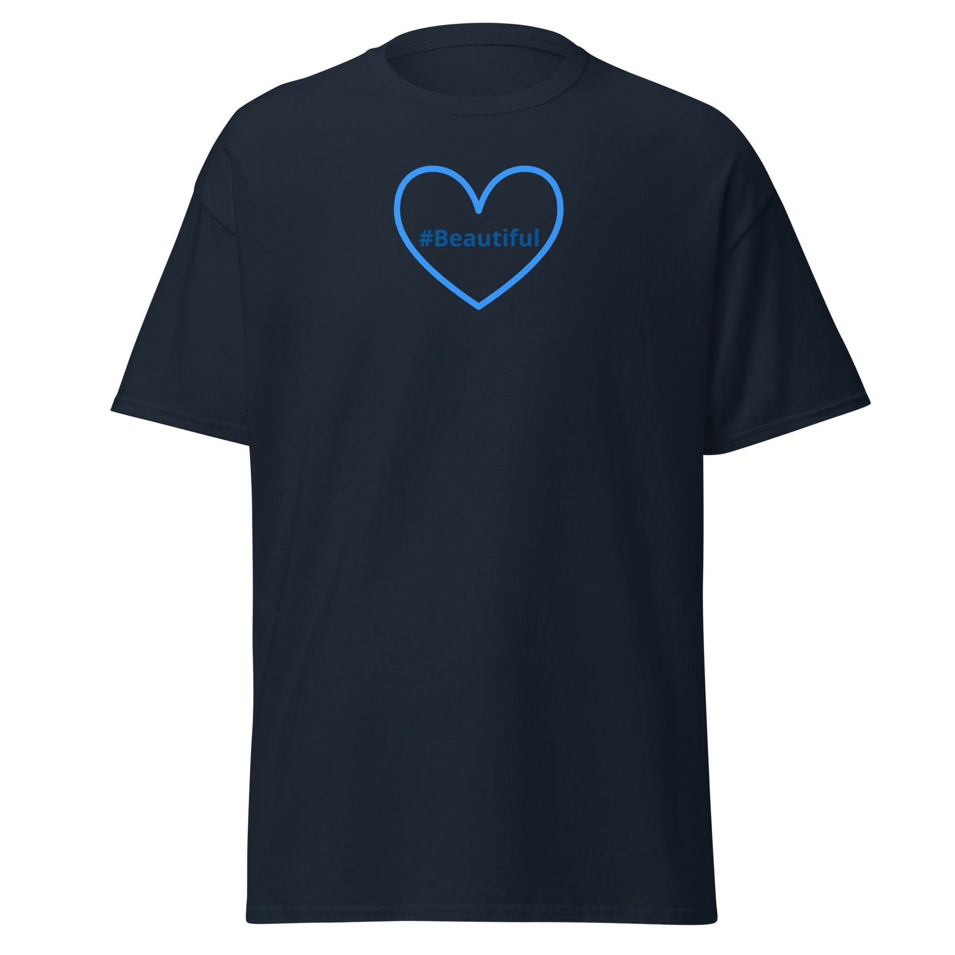 #Beautiful Blue Heart Women's (Unisex) Classic Tee - Women's Shirts - Discovery Co.