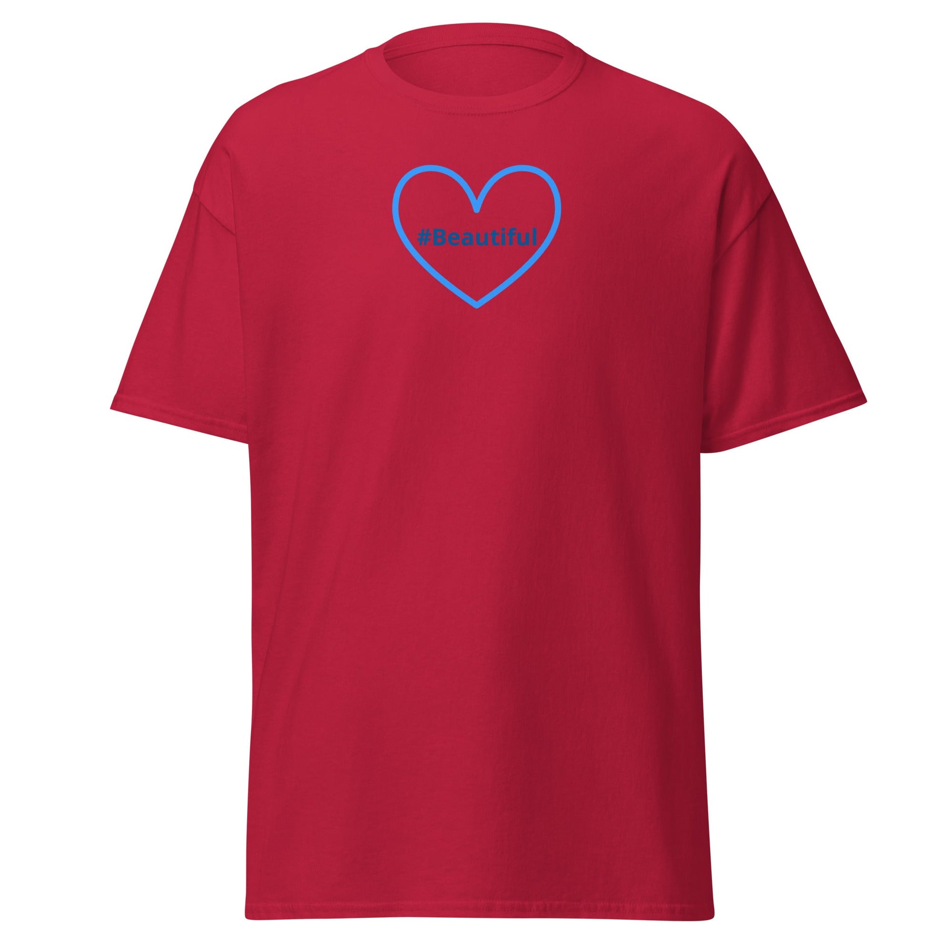 #Beautiful Blue Heart Women's (Unisex) Classic Tee - Women's Shirts - Discovery Co.