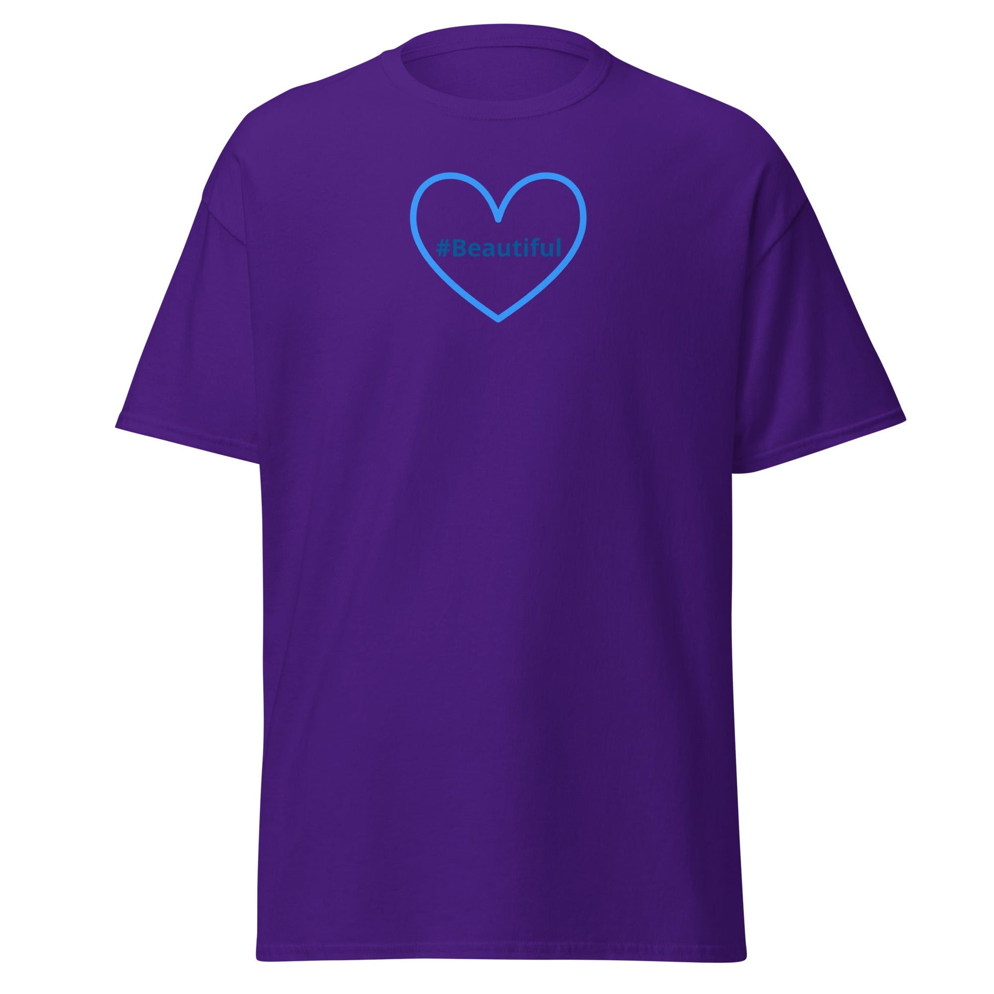 #Beautiful Blue Heart Women's (Unisex) Classic Tee - Women's Shirts - Discovery Co.