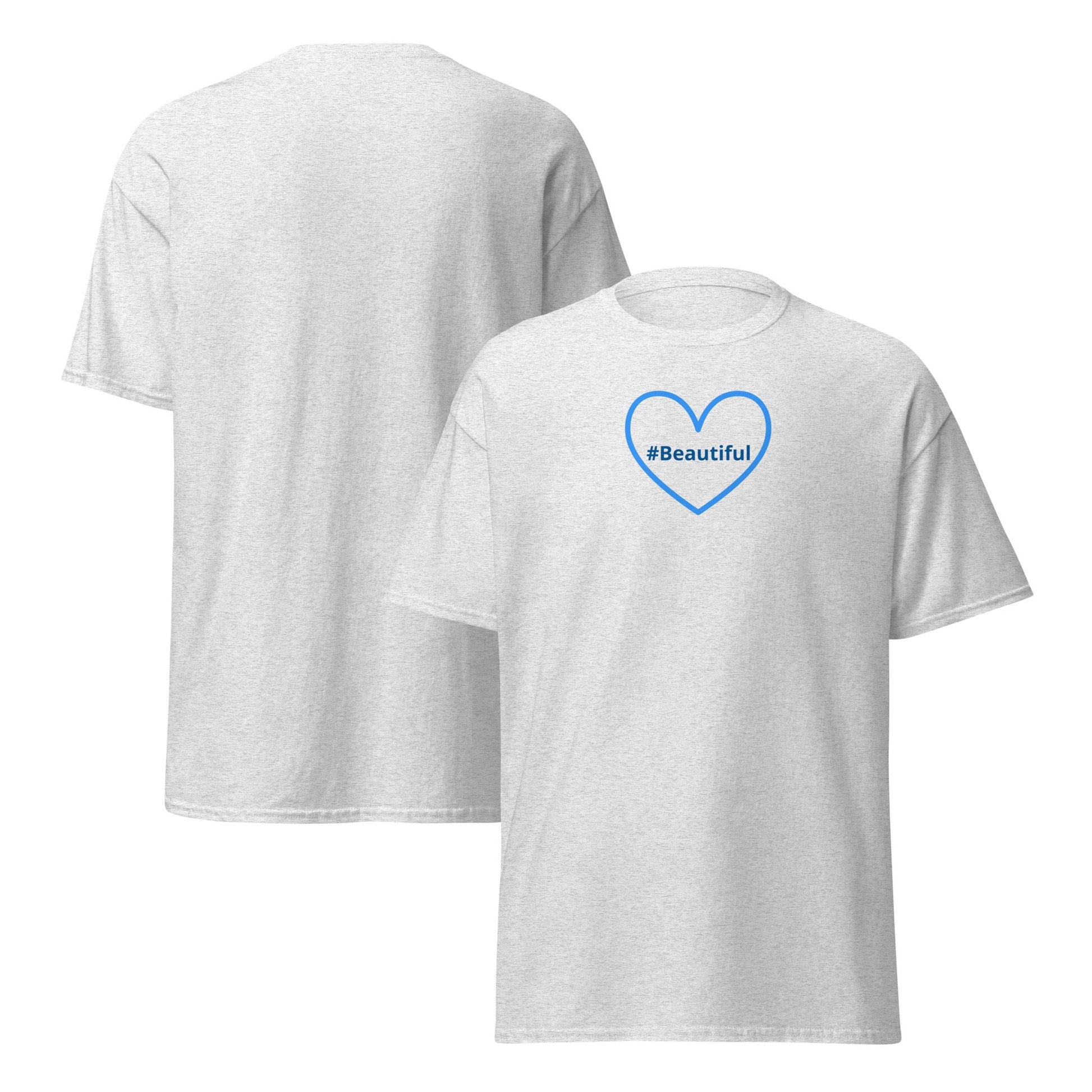 #Beautiful Blue Heart Women's (Unisex) Classic Tee - Women's Shirts - Discovery Co.