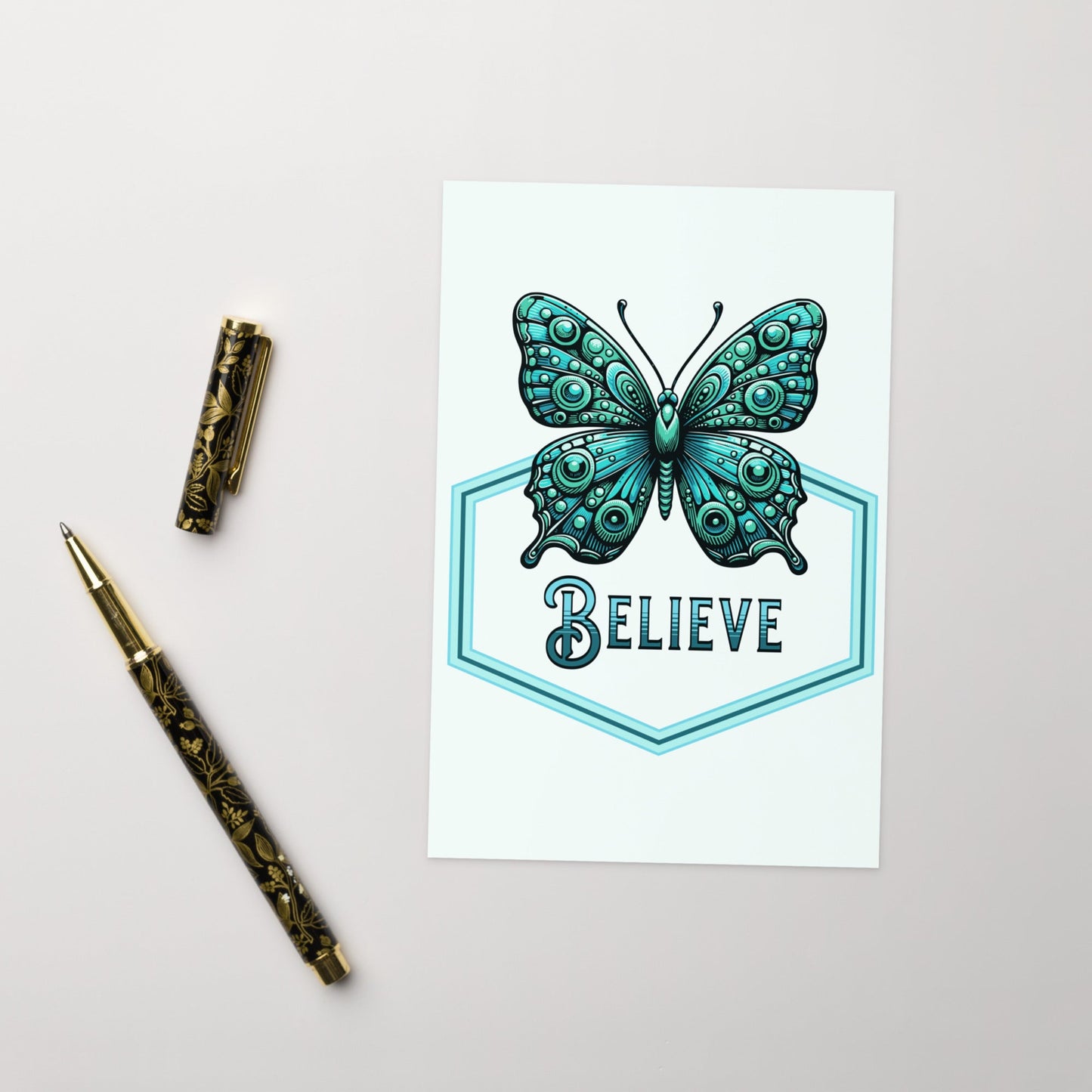 Believe - Butterfly Greeting Card - Greeting Card - Discovery Co.